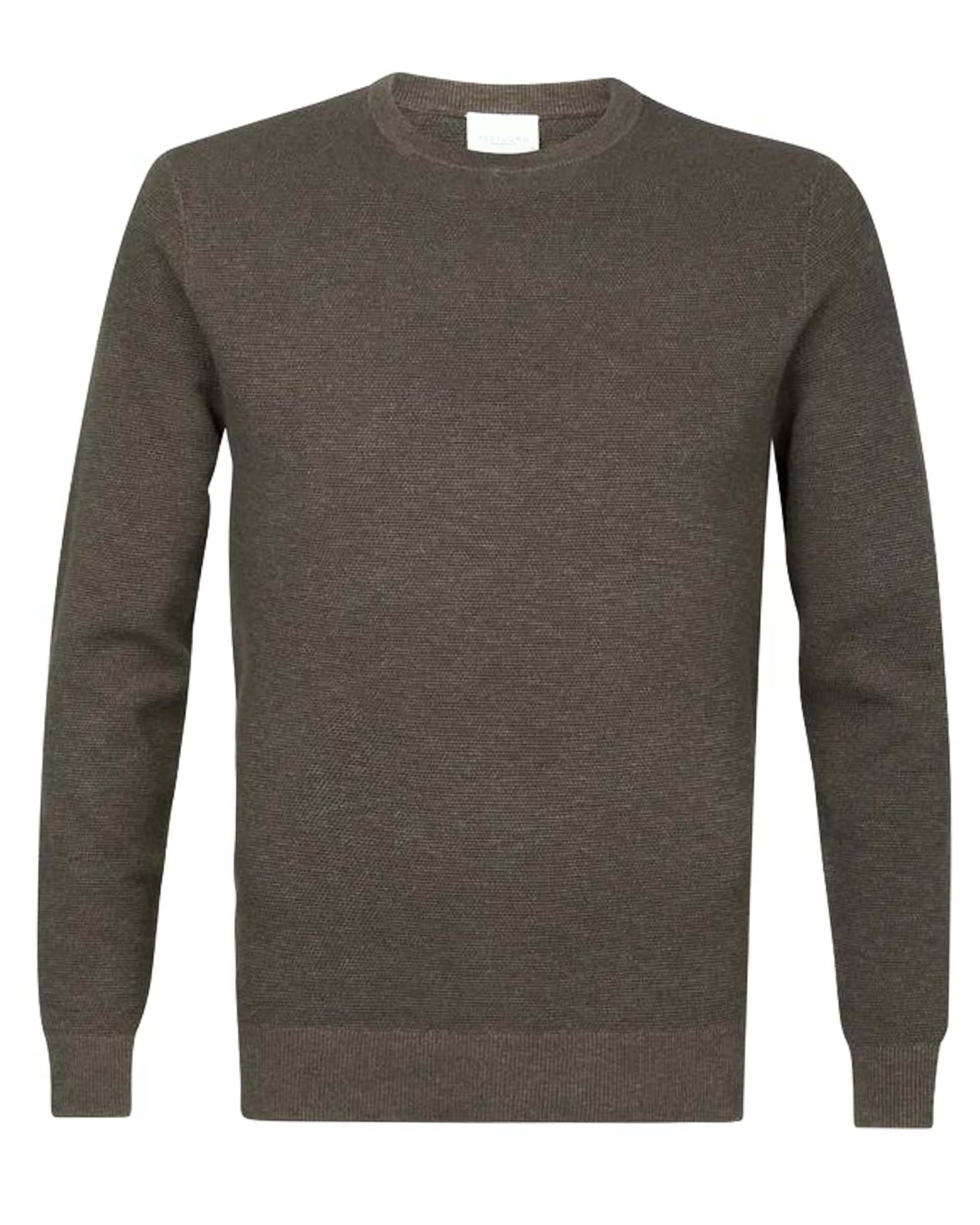 Profuomo Trui ronde hals Camel 088994-001-L
