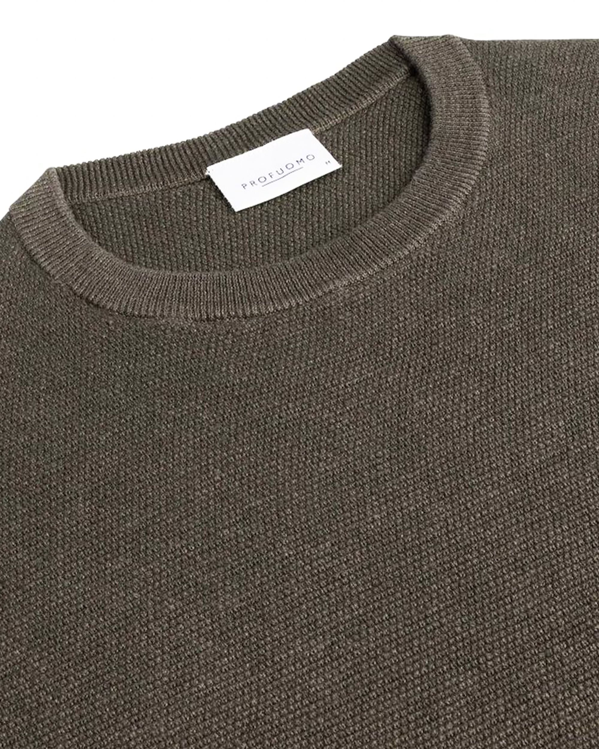 Profuomo Trui ronde hals Camel 088994-001-L
