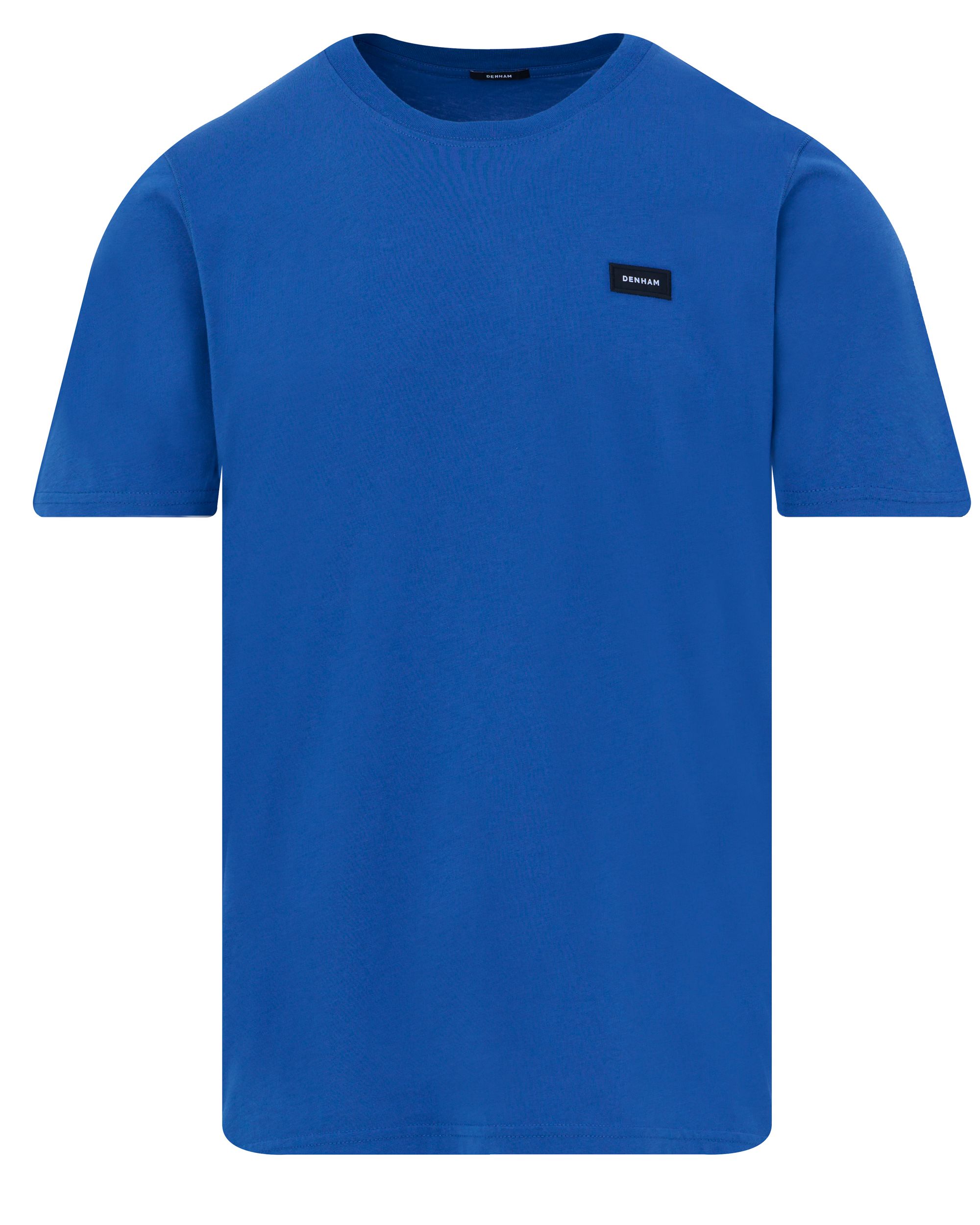 DENHAM Slim T-shirt KM Kobalt 089087-001-L