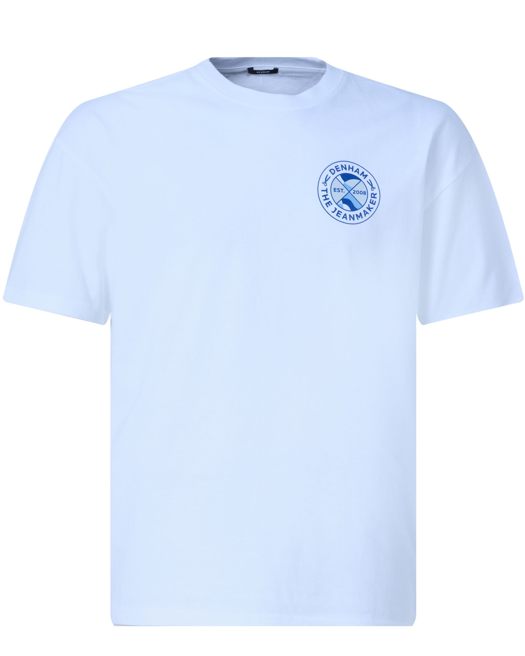 DENHAM Soho Box T-shirt KM Wit 089103-001-L