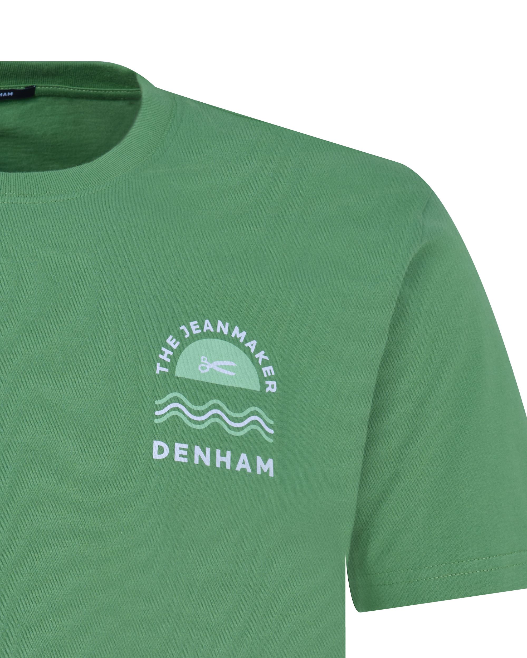 DENHAM Dorset Reg T-shirt KM Groen 089107-001-L