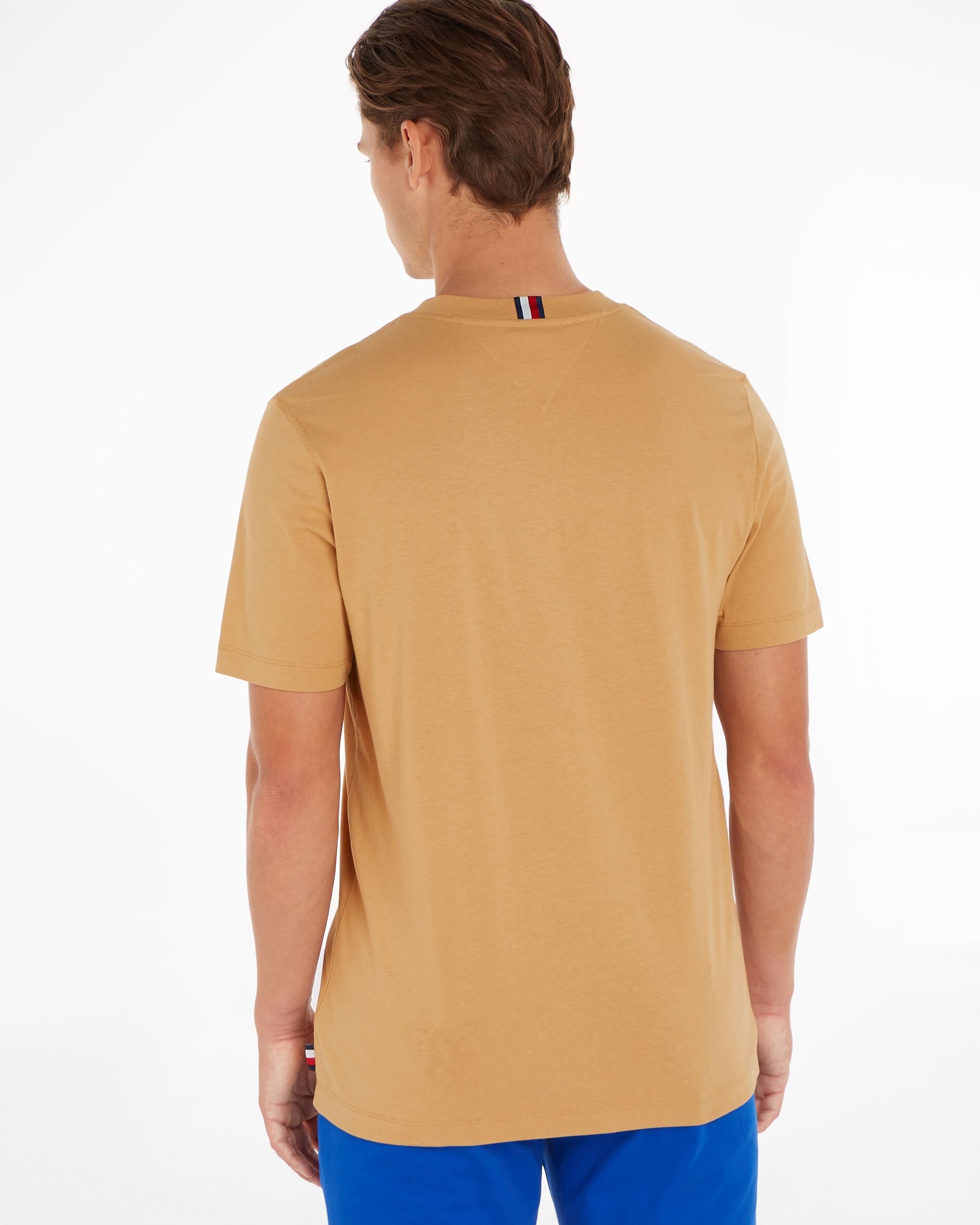Tommy Hilfiger Menswear T-shirt KM Donker geel 089127-001-L