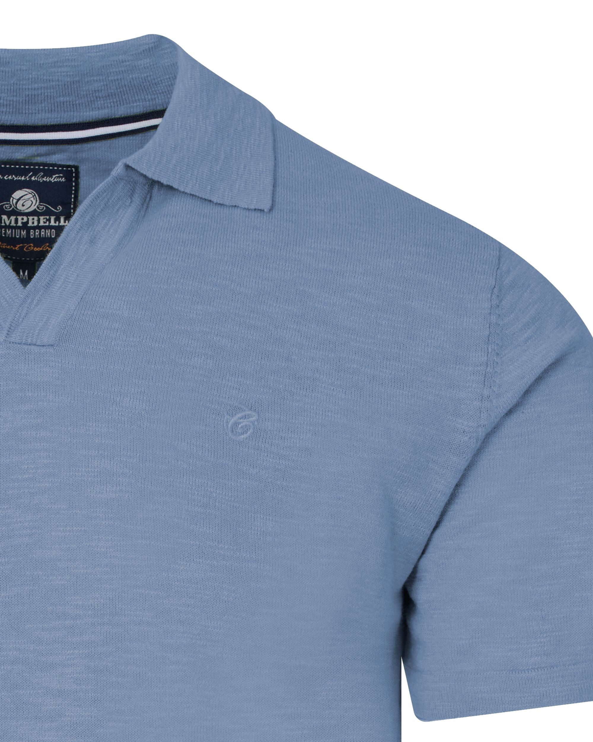 Campbell Classic Nelson Polo KM Country Blue 089149-003-L