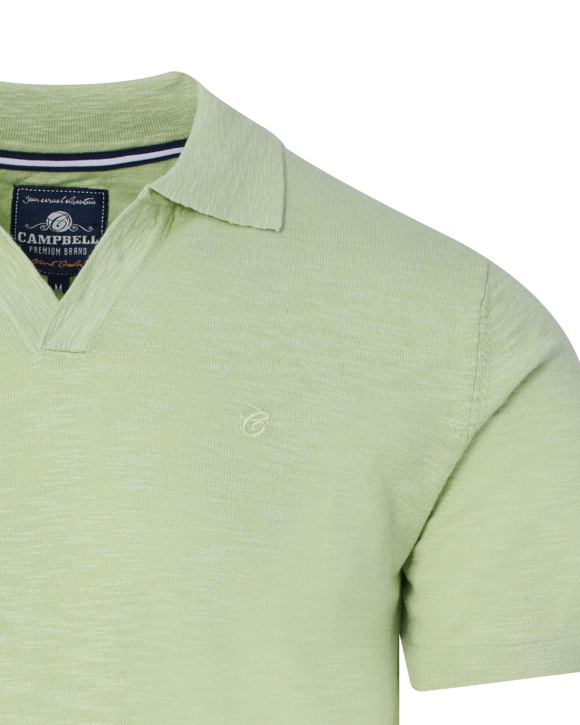 Campbell Classic Nelson Polo KM Celadon Green 089149-005-L