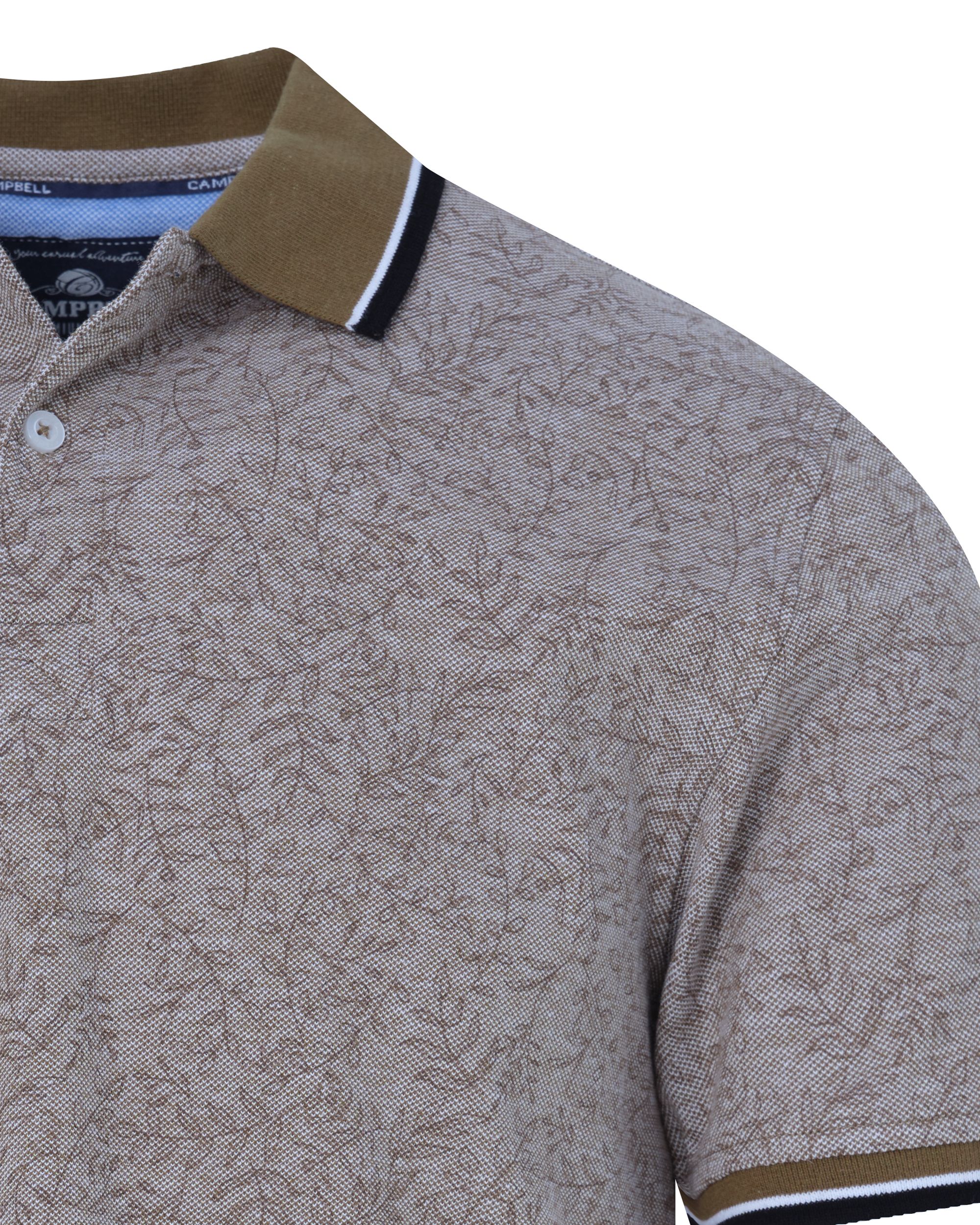 Campbell Stanwell Polo KM Celeadon Green dessin 089178-002-L