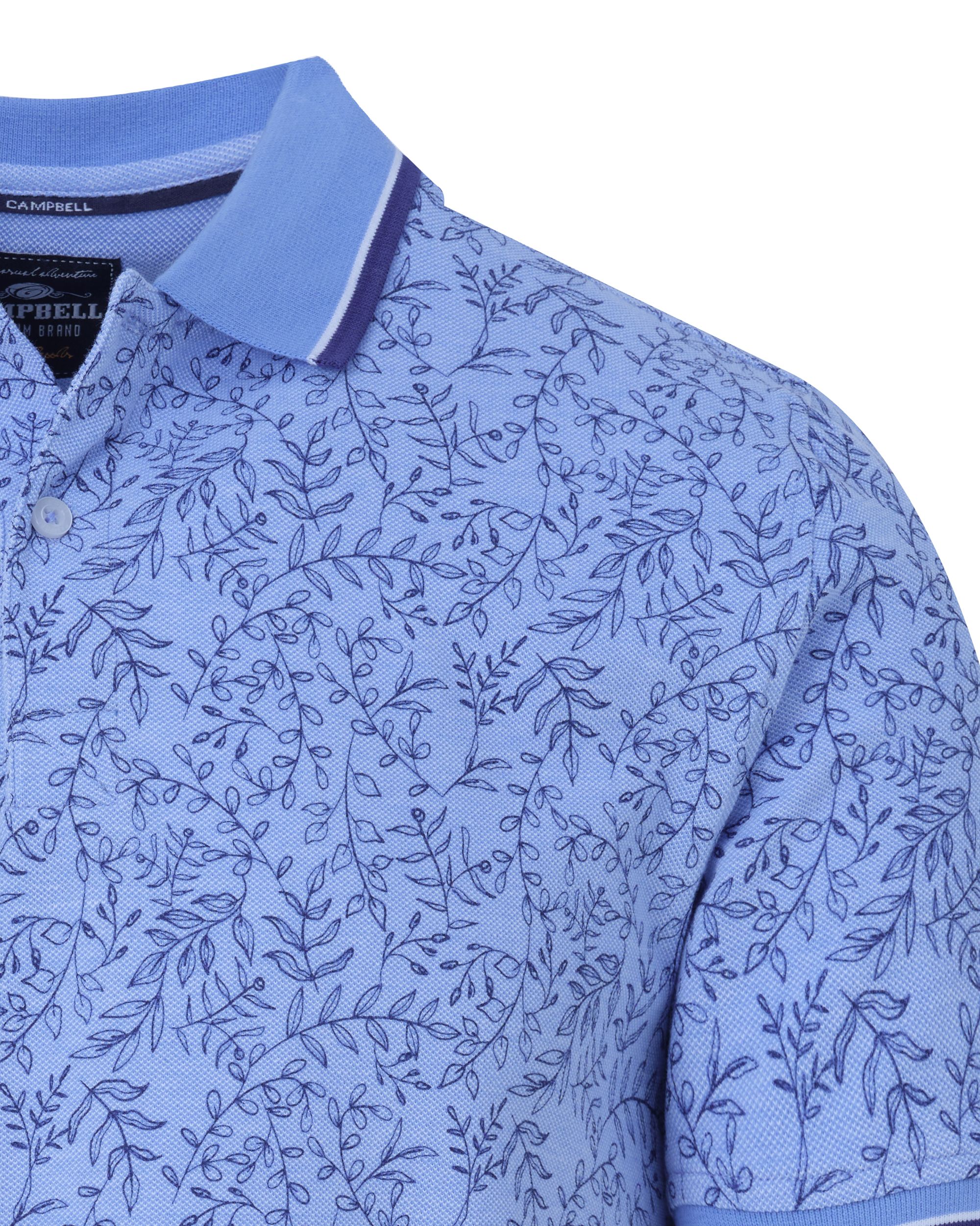 Campbell Stanwell Polo KM Brunnera Blue dessin 089178-005-L