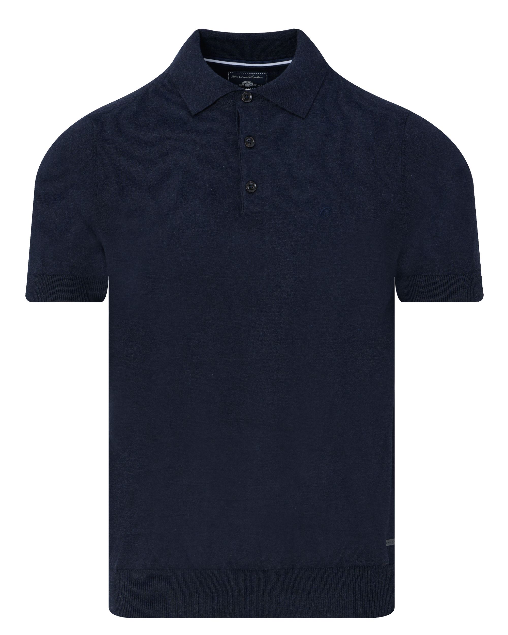Campbell Steed Polo KM Navy 090569-008-XXL