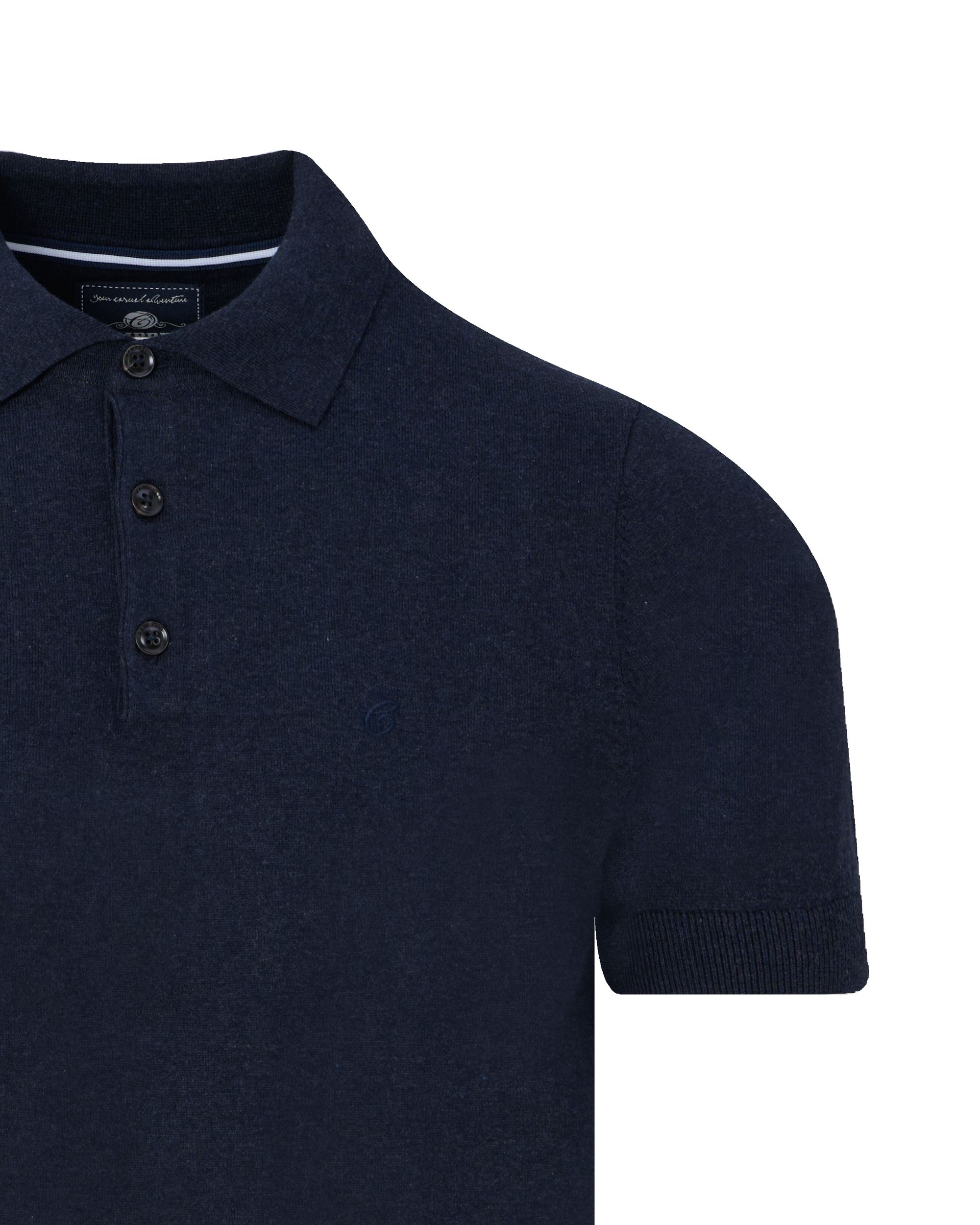 Campbell Steed Polo KM Navy 090569-008-XXL