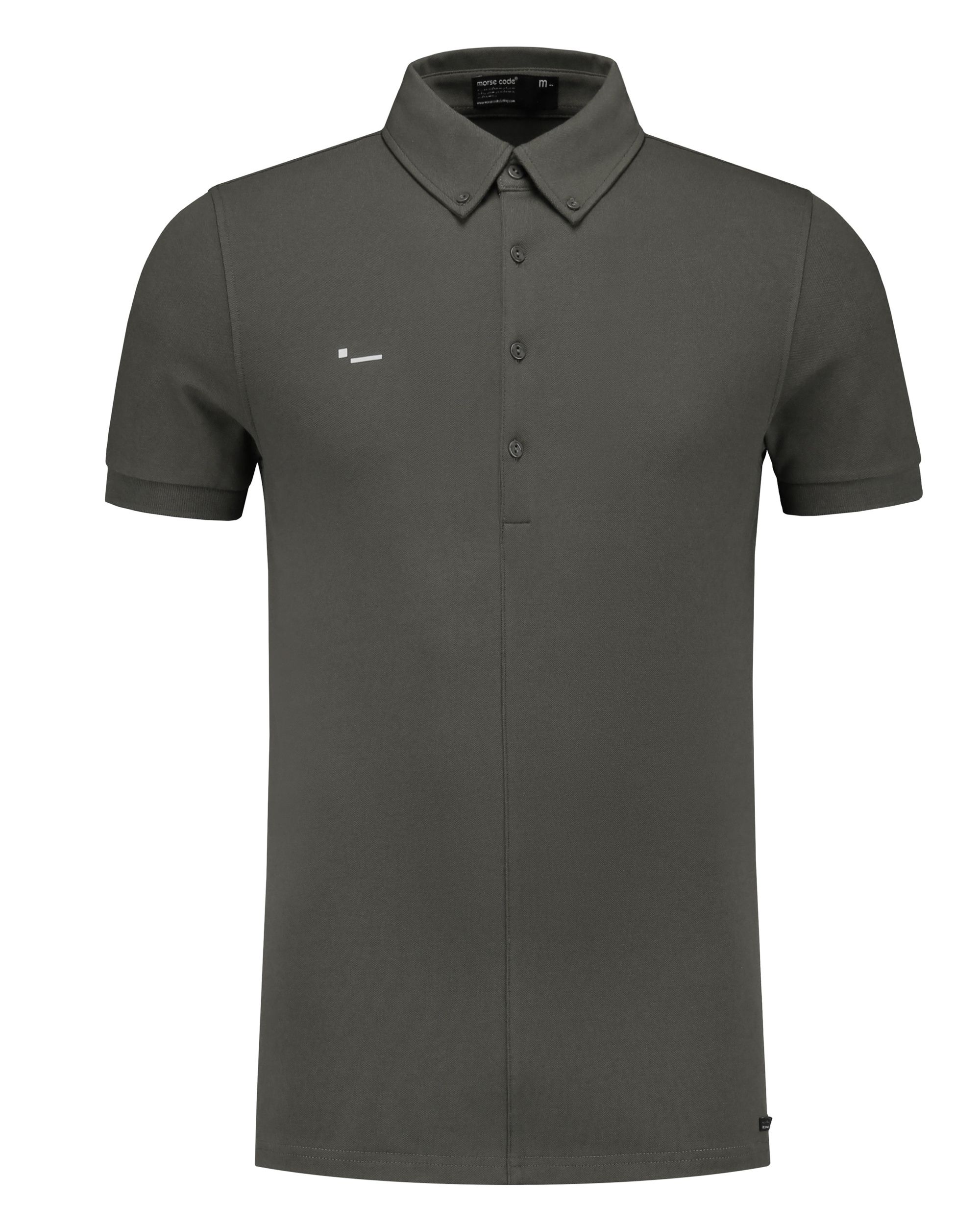 Morse Code Polo KM Groen 090576-001-L