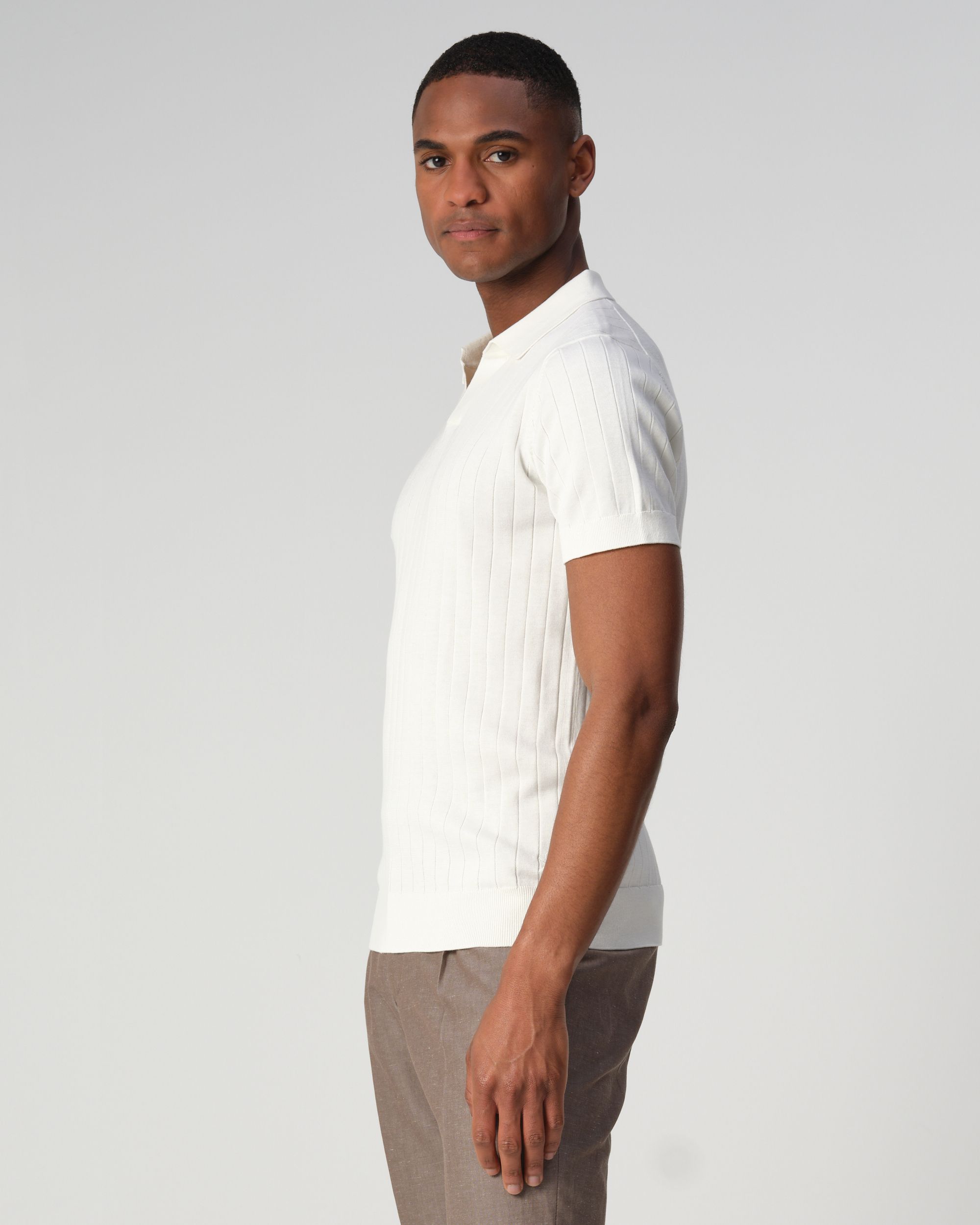 Dutch Dandies Gatsby Polo KM Ecru  090581-003-L