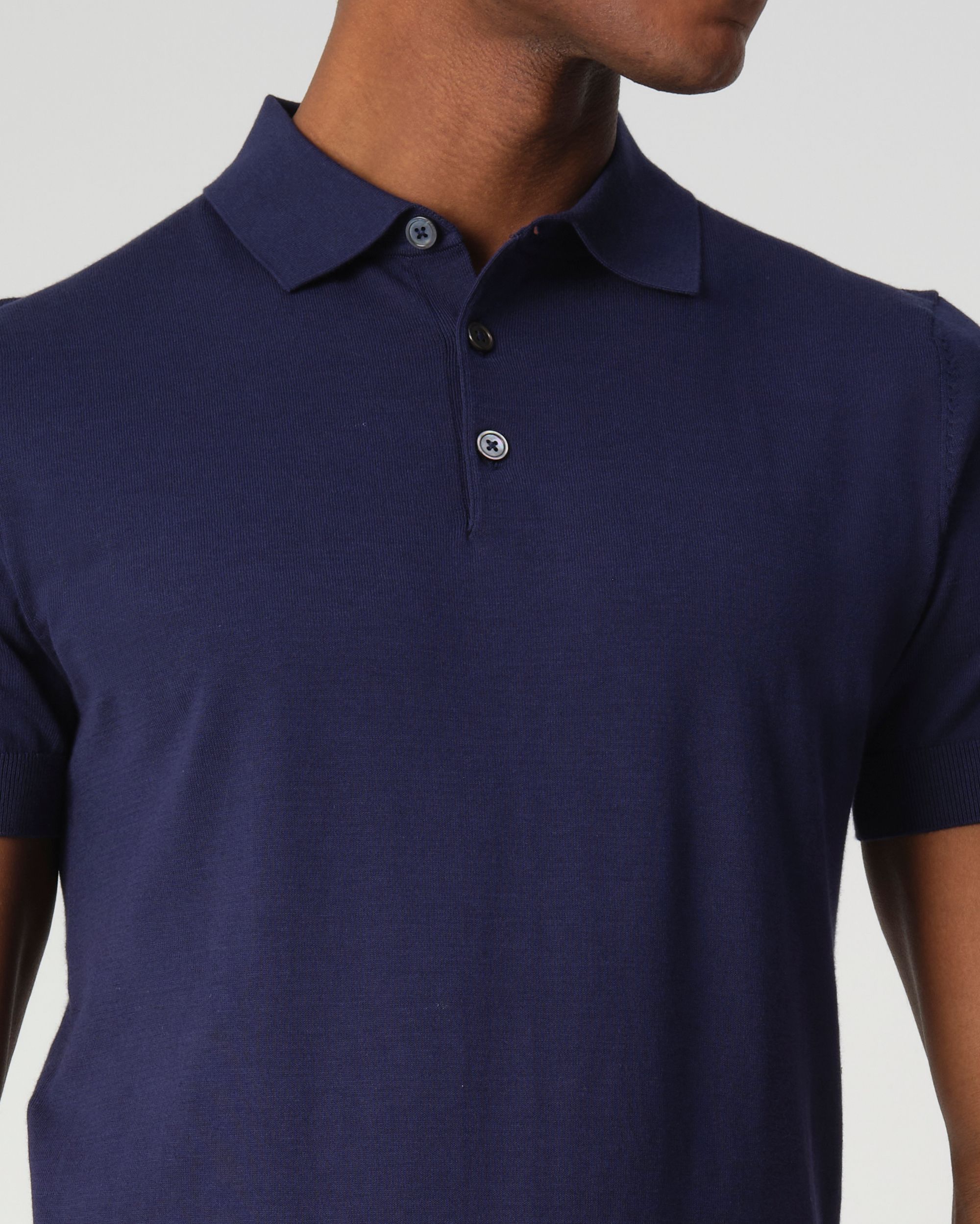 Dutch Dandies Bol Lux Polo KM Navy 090582-004-L