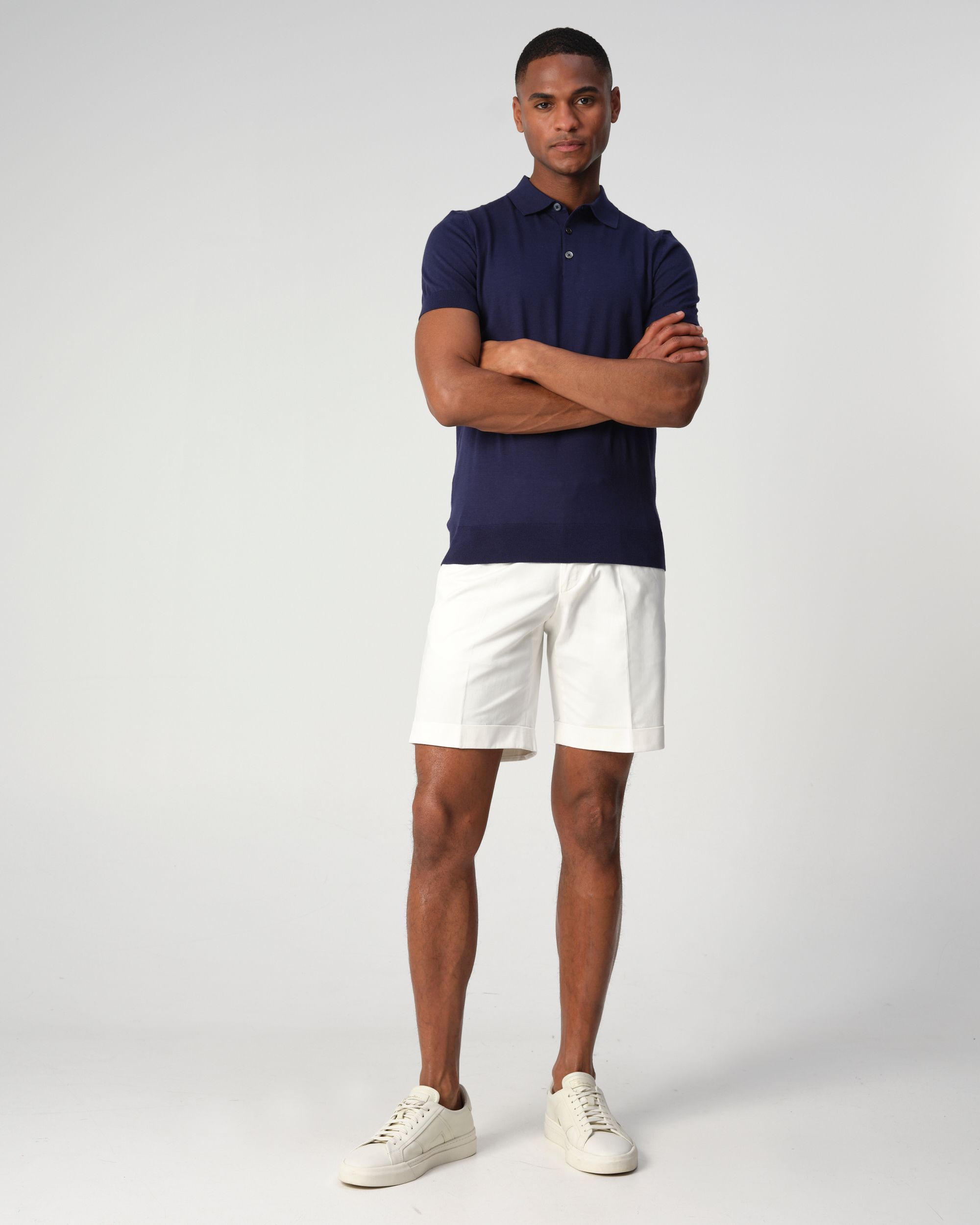 Dutch Dandies Bol Lux Polo KM Navy 090582-004-L