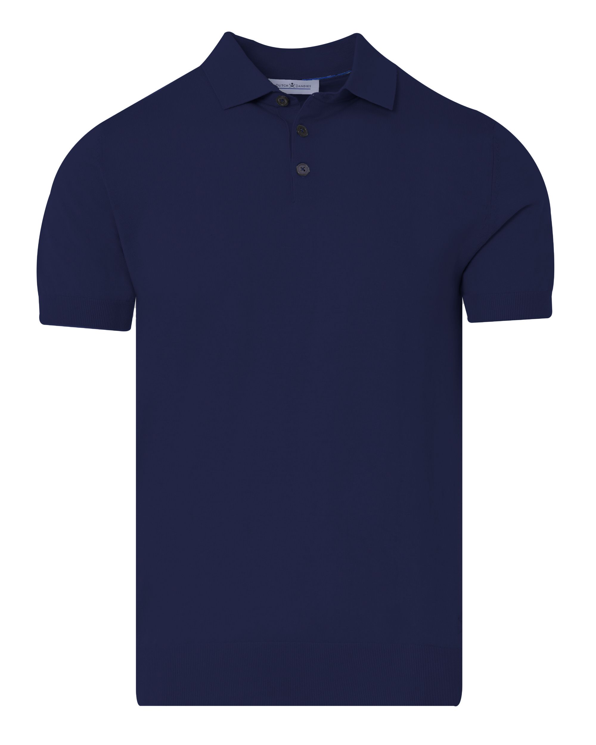 Dutch Dandies Bol Lux Polo KM Navy 090582-004-L