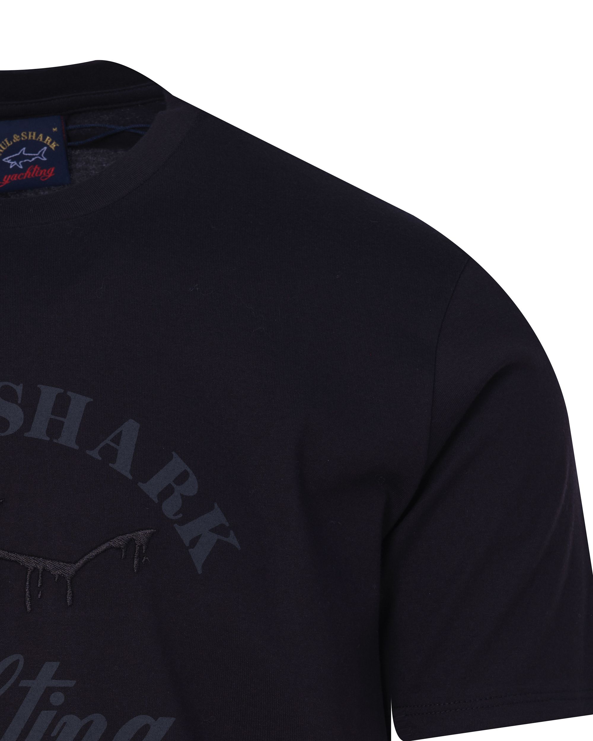 Paul & Shark T-shirt KM Zwart 090798-001-L
