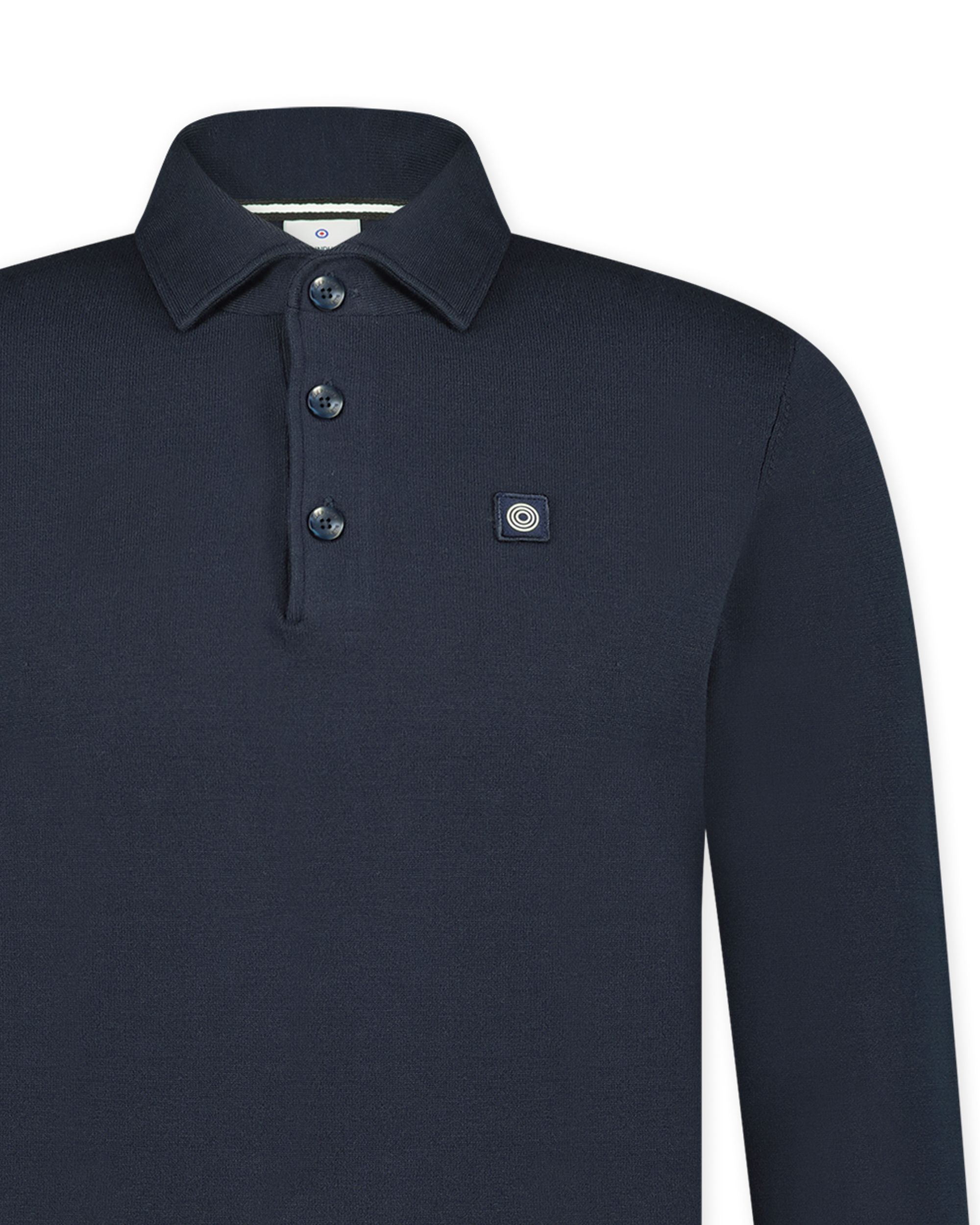 Blue Industry Polo LM Donker blauw 091027-001-L