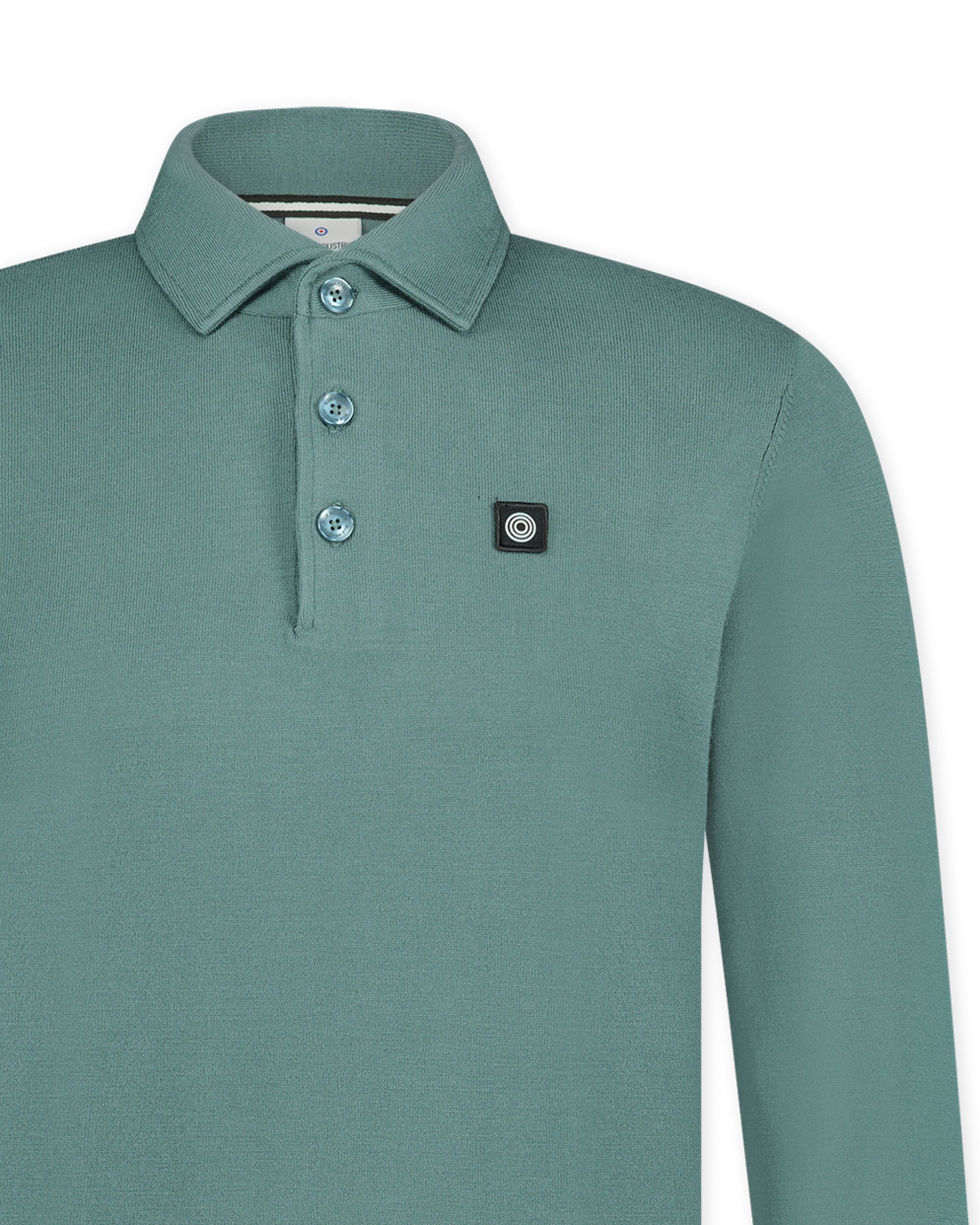 Blue Industry Polo LM Groen 091029-001-L
