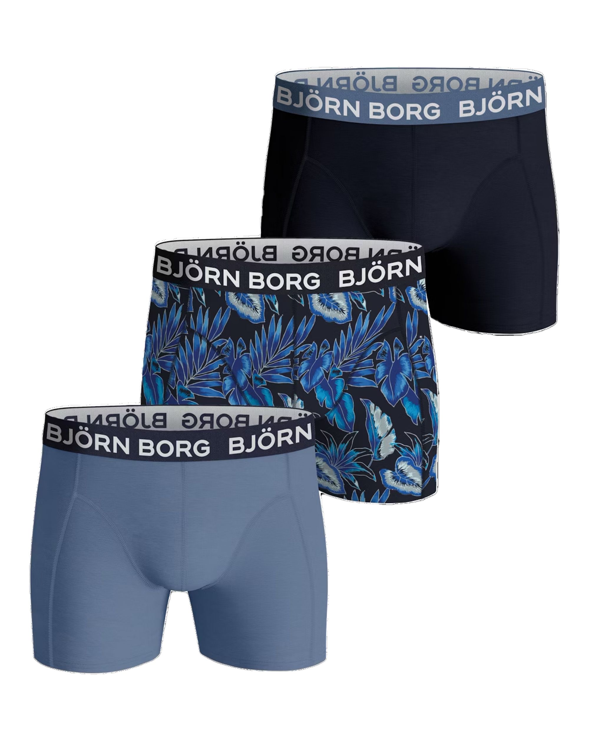 Björn Borg Boxershort 3-pack Blauw 091064-001-L