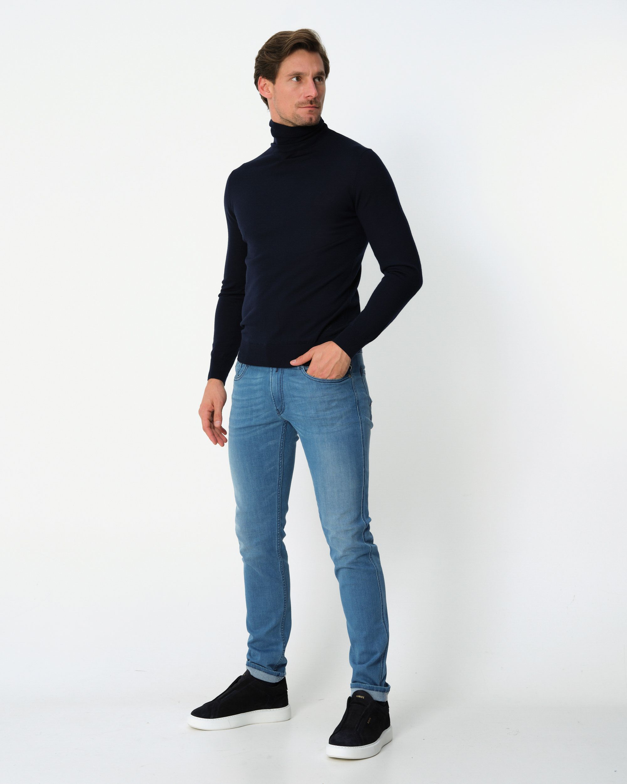 Replay Powerstretch Anbass Jeans Blauw 091342-001-29/32