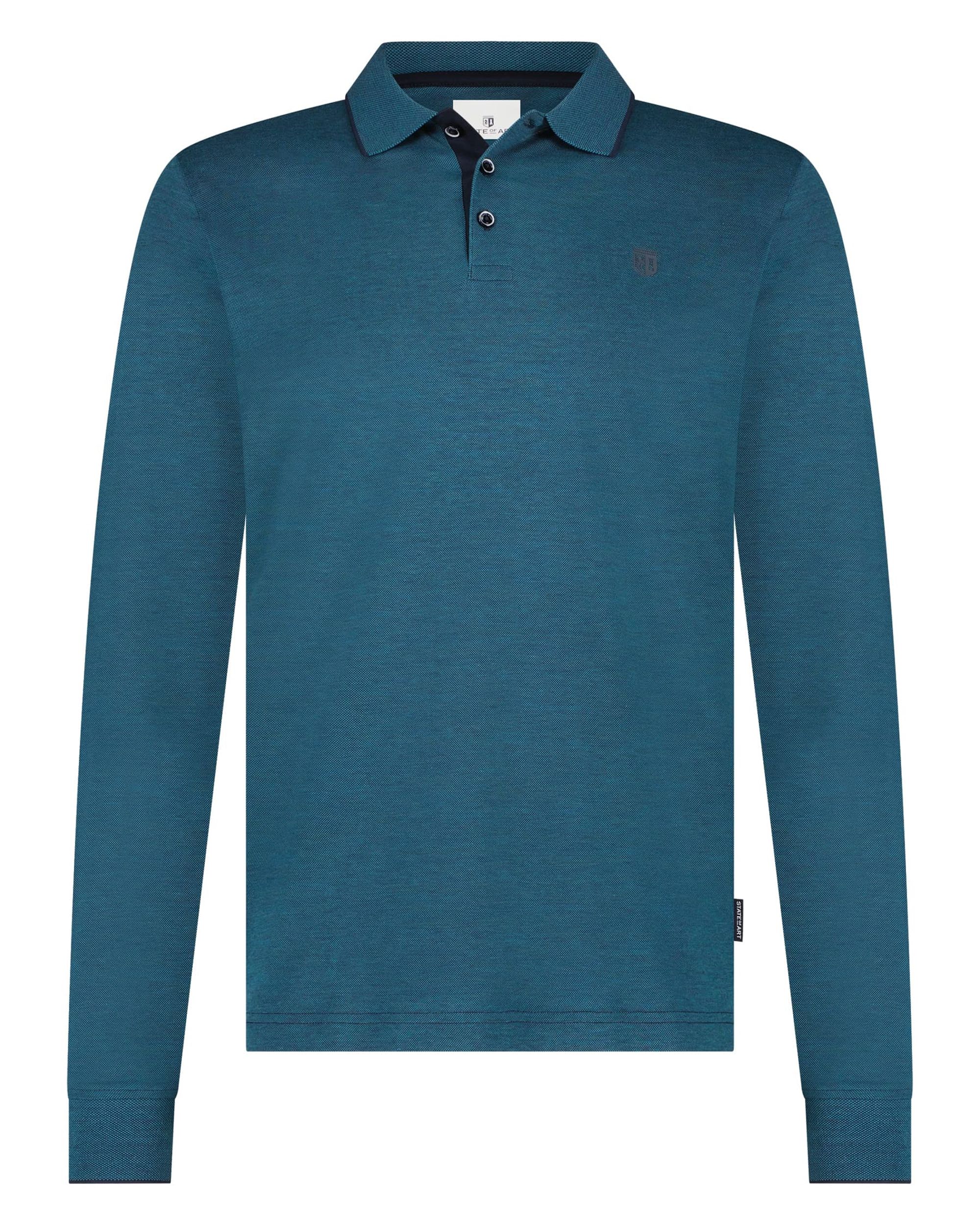 State of Art Polo LM Blauw 091370-001-4XL