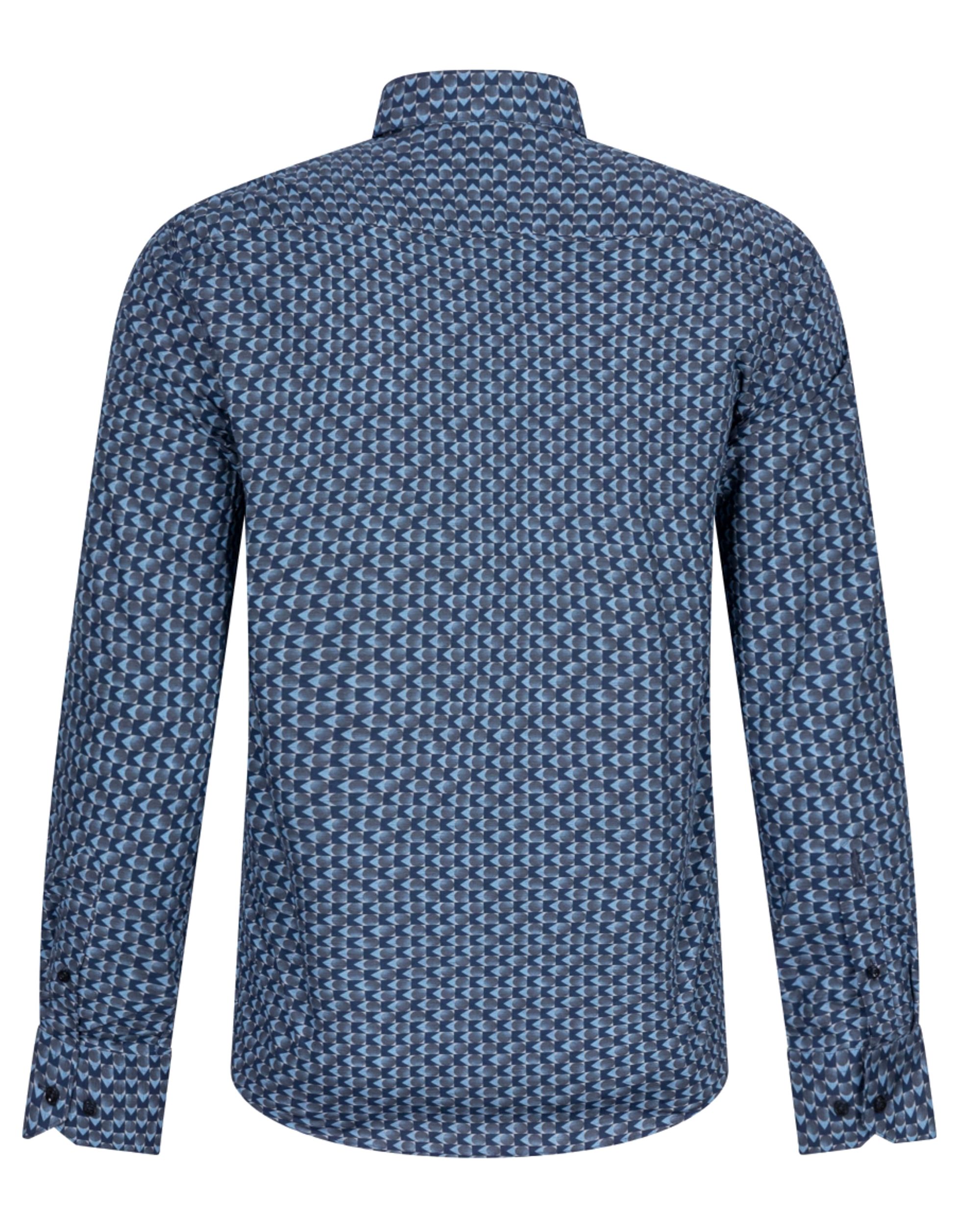 Cavallaro Casual Overhemd LM Donker blauw 091507-001-36