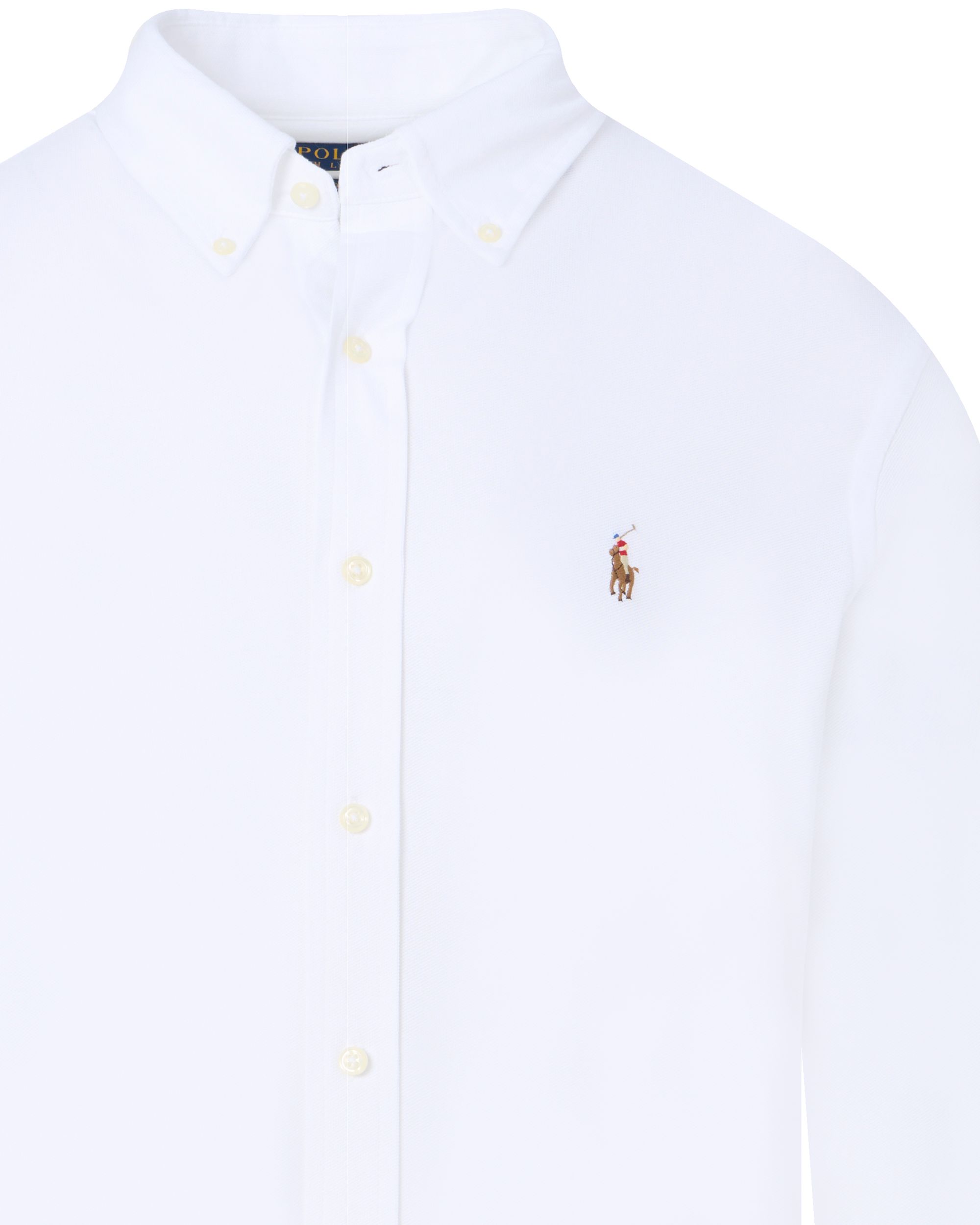Polo Ralph Lauren Casual Overhemd LM Wit 091538-001-L