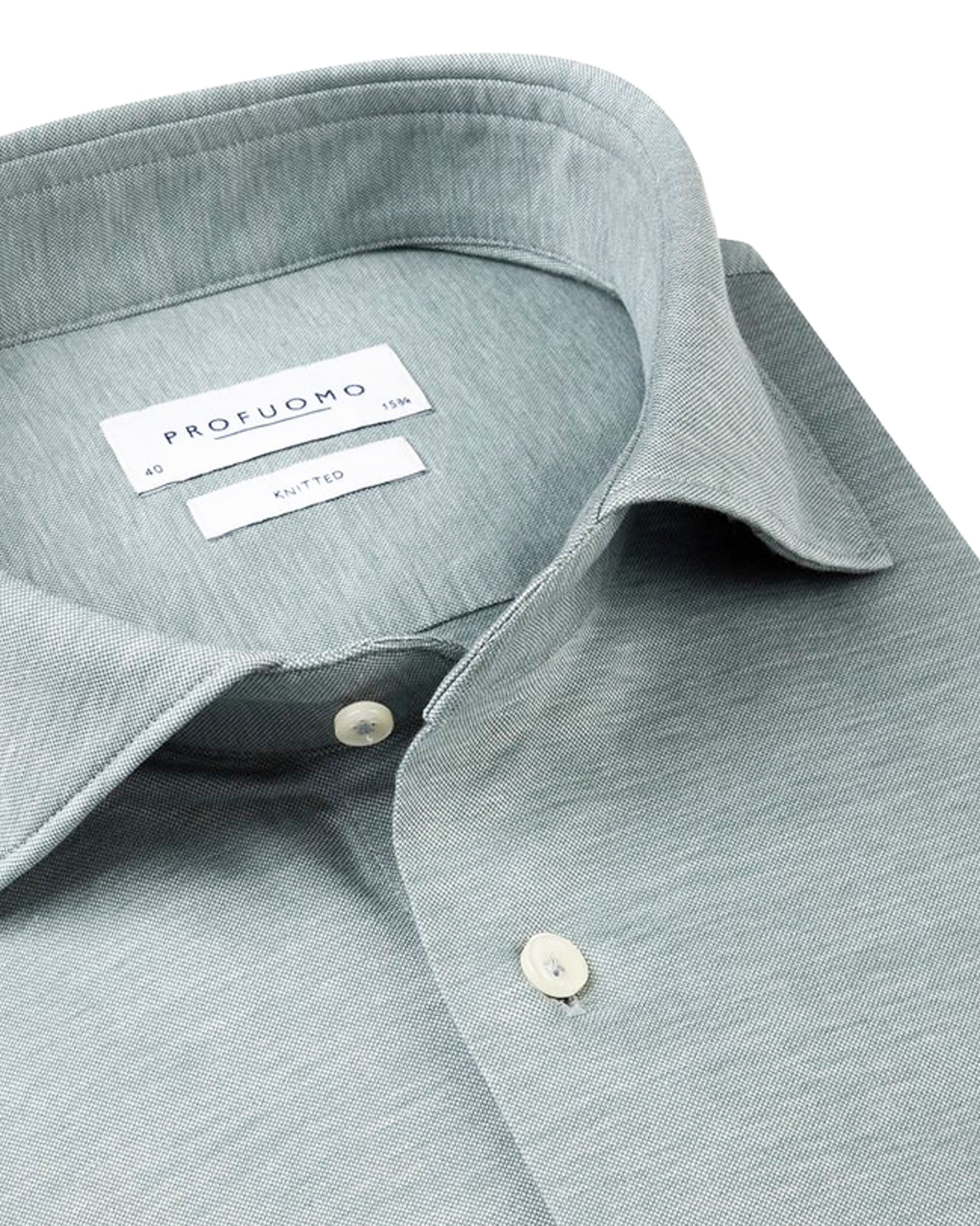 Profuomo knitted on sale overhemd