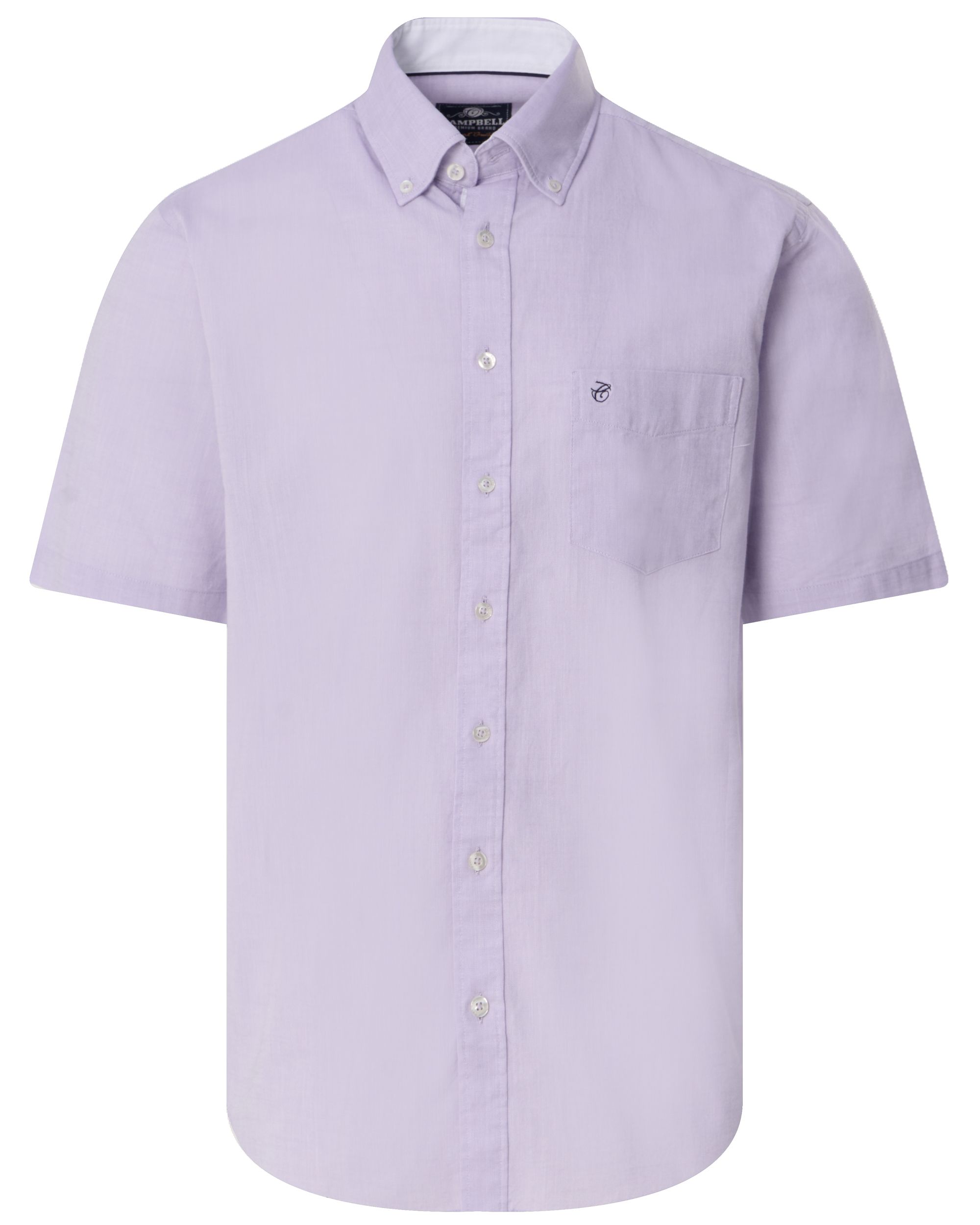 Campbell Classic Casual Overhemd KM Lavender Frost 091757-004-L