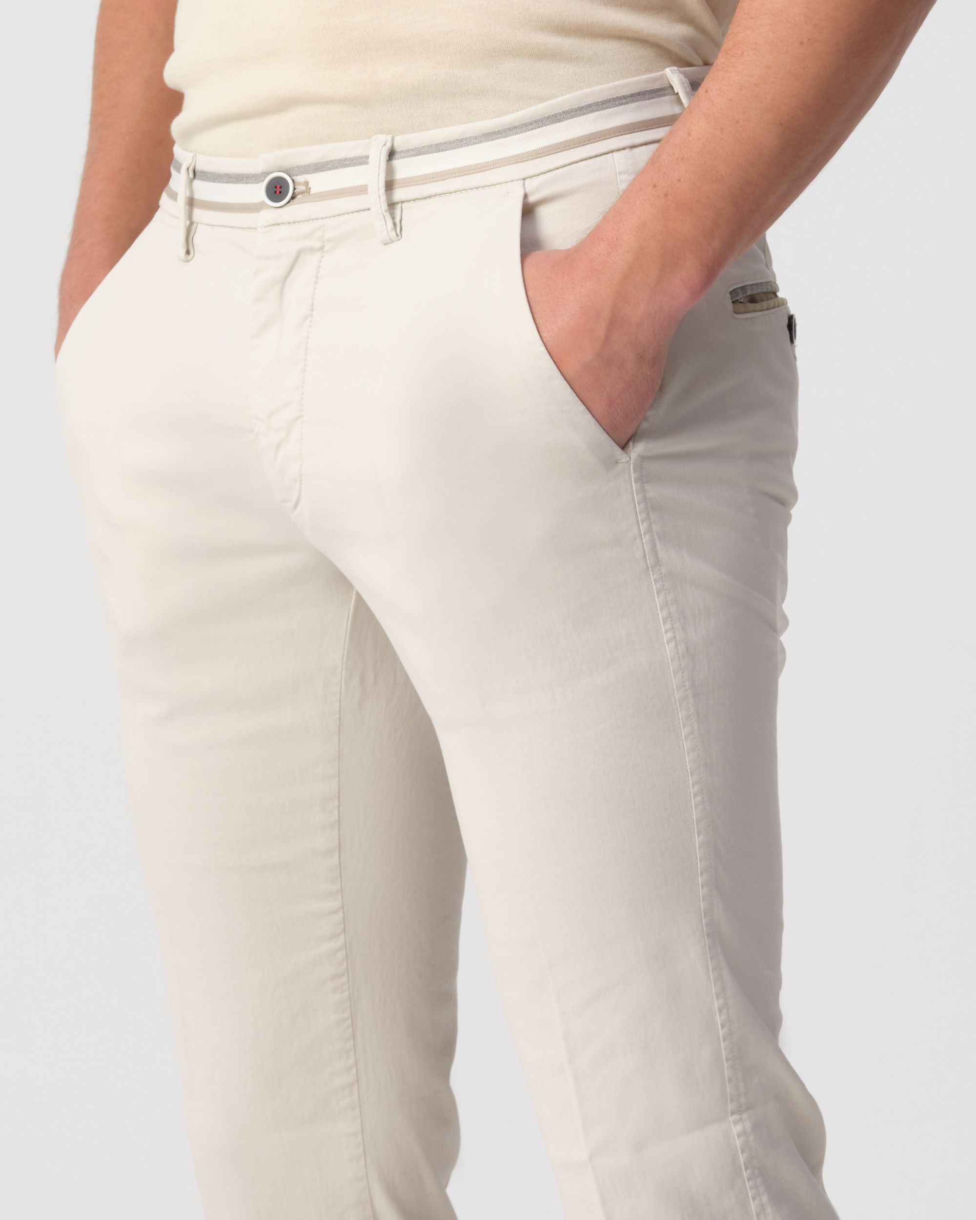 Mason's Torino Chino Ecru 091774-001-48