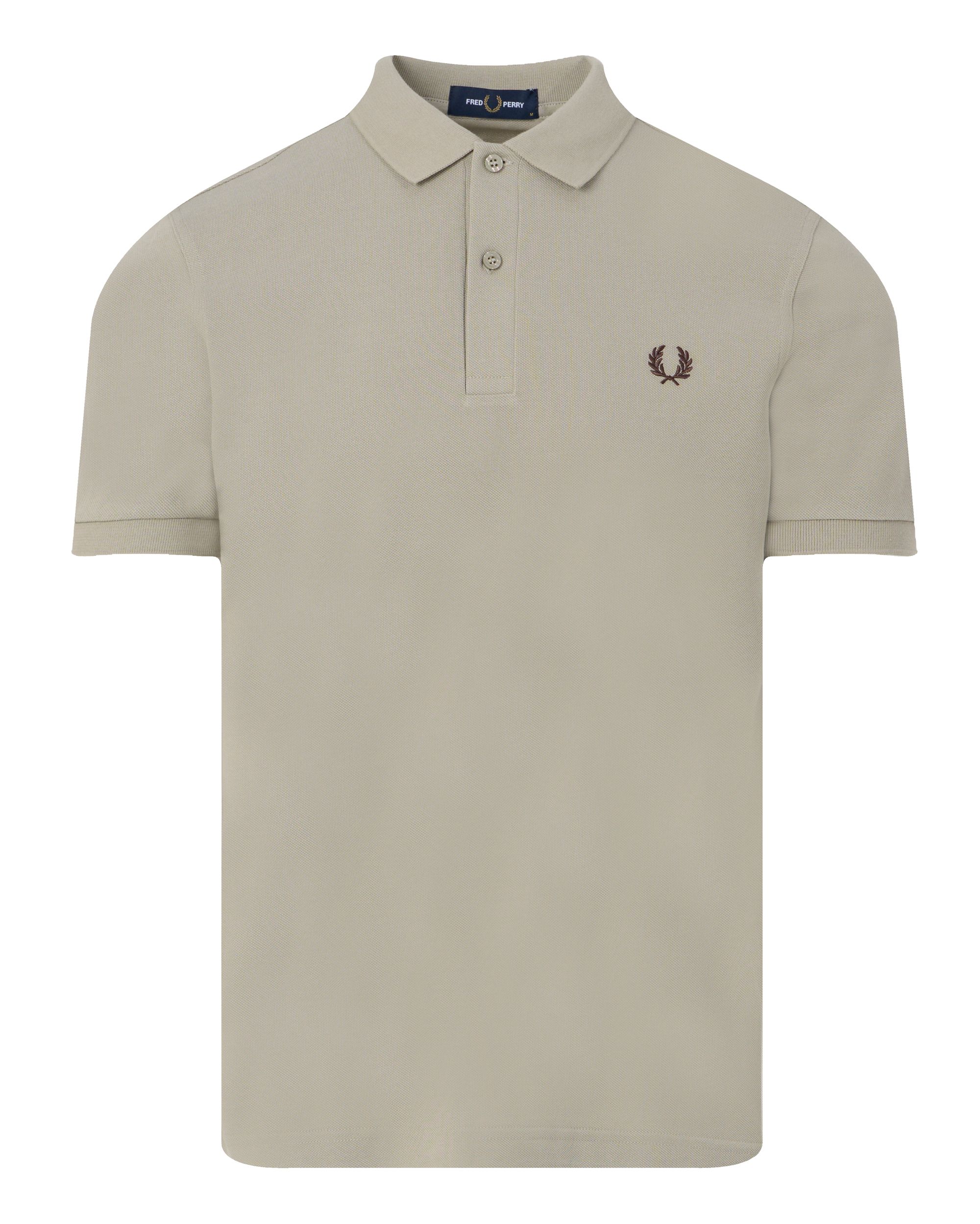 Fred Perry Polo KM Grijs 091959-001-XL