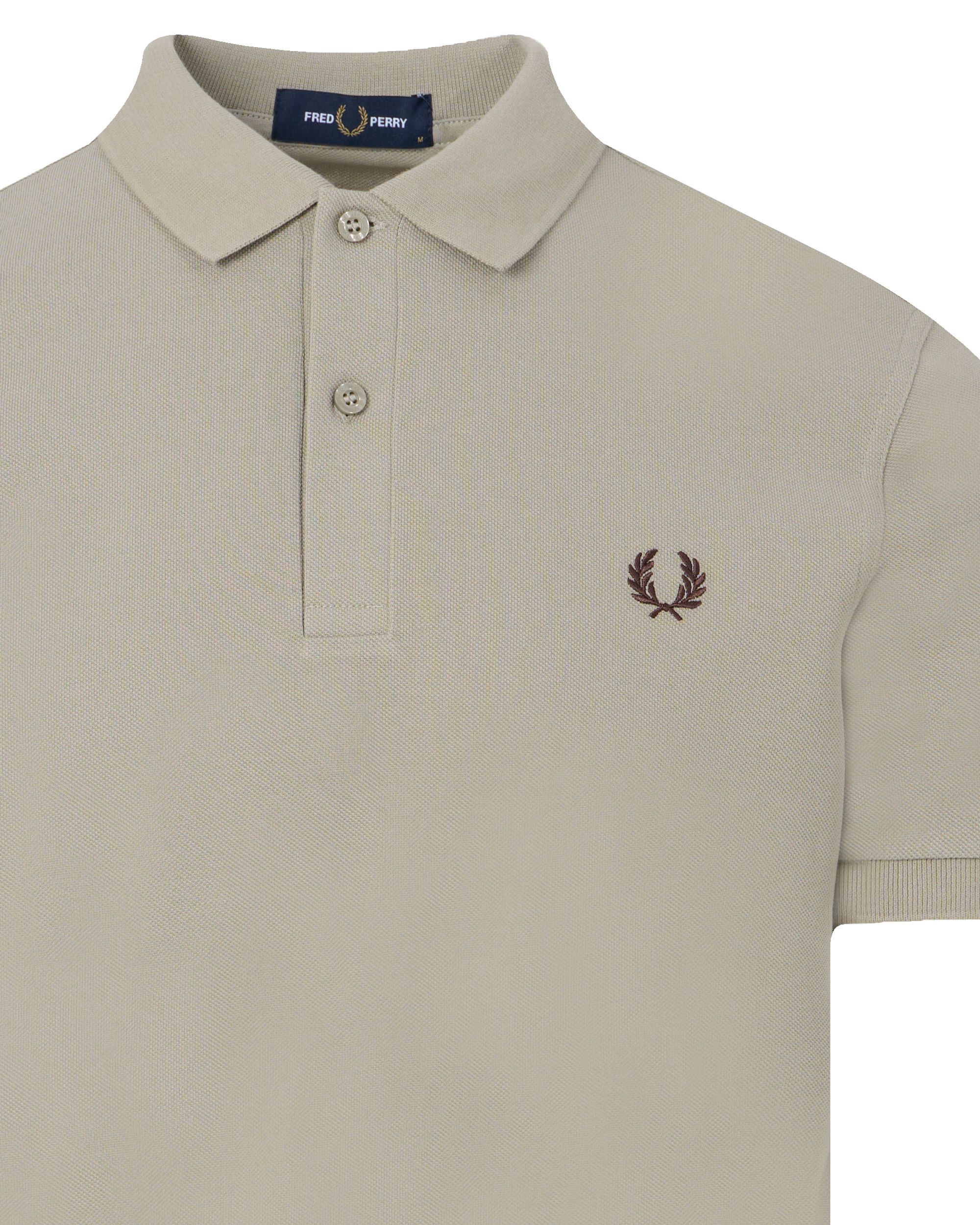 Fred Perry Polo KM Grijs 091959-001-XL