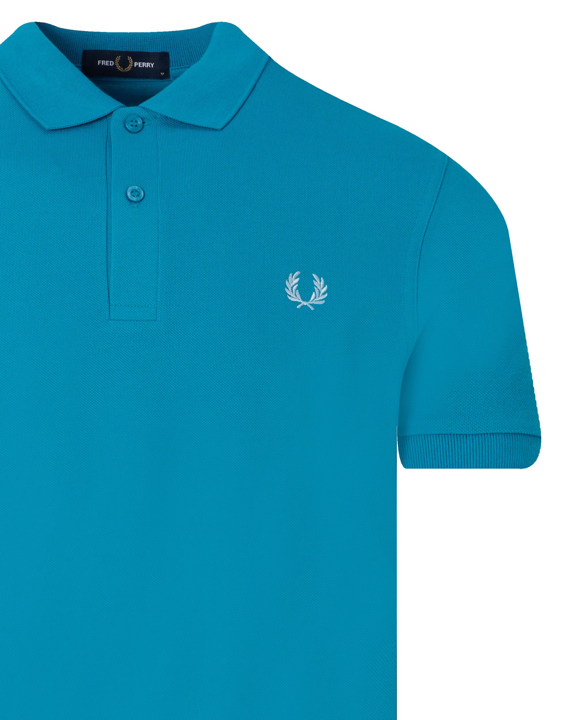 Fred Perry Polo KM Licht blauw 091962-001-M