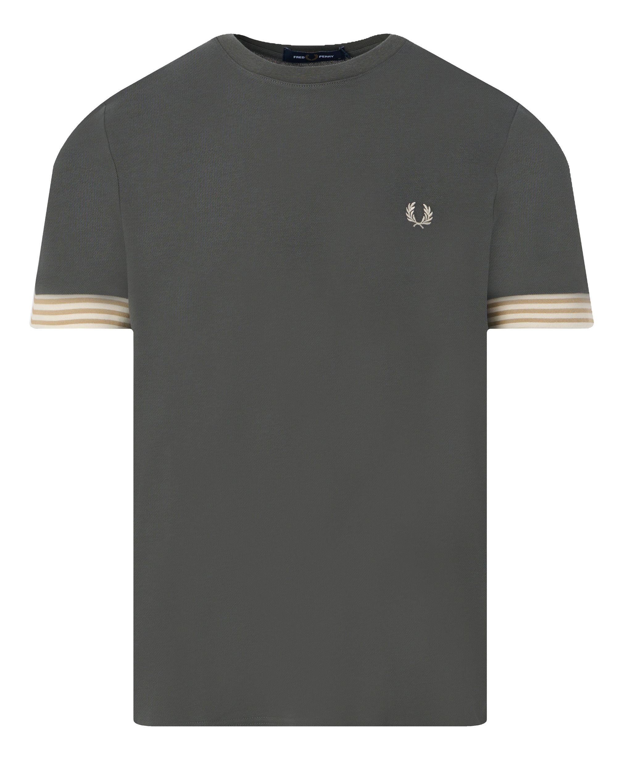 Fred Perry T-shirt KM Groen 091965-001-S