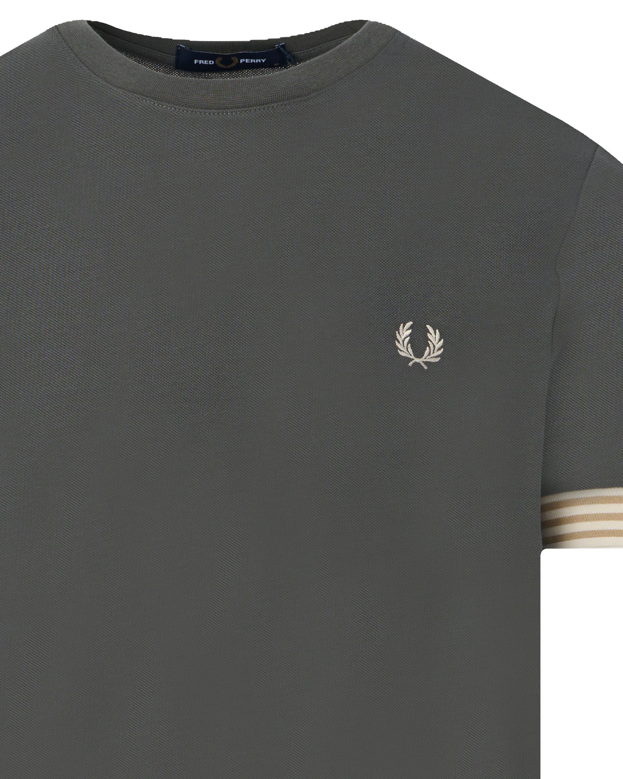 Fred Perry T-shirt KM Groen 091965-001-S