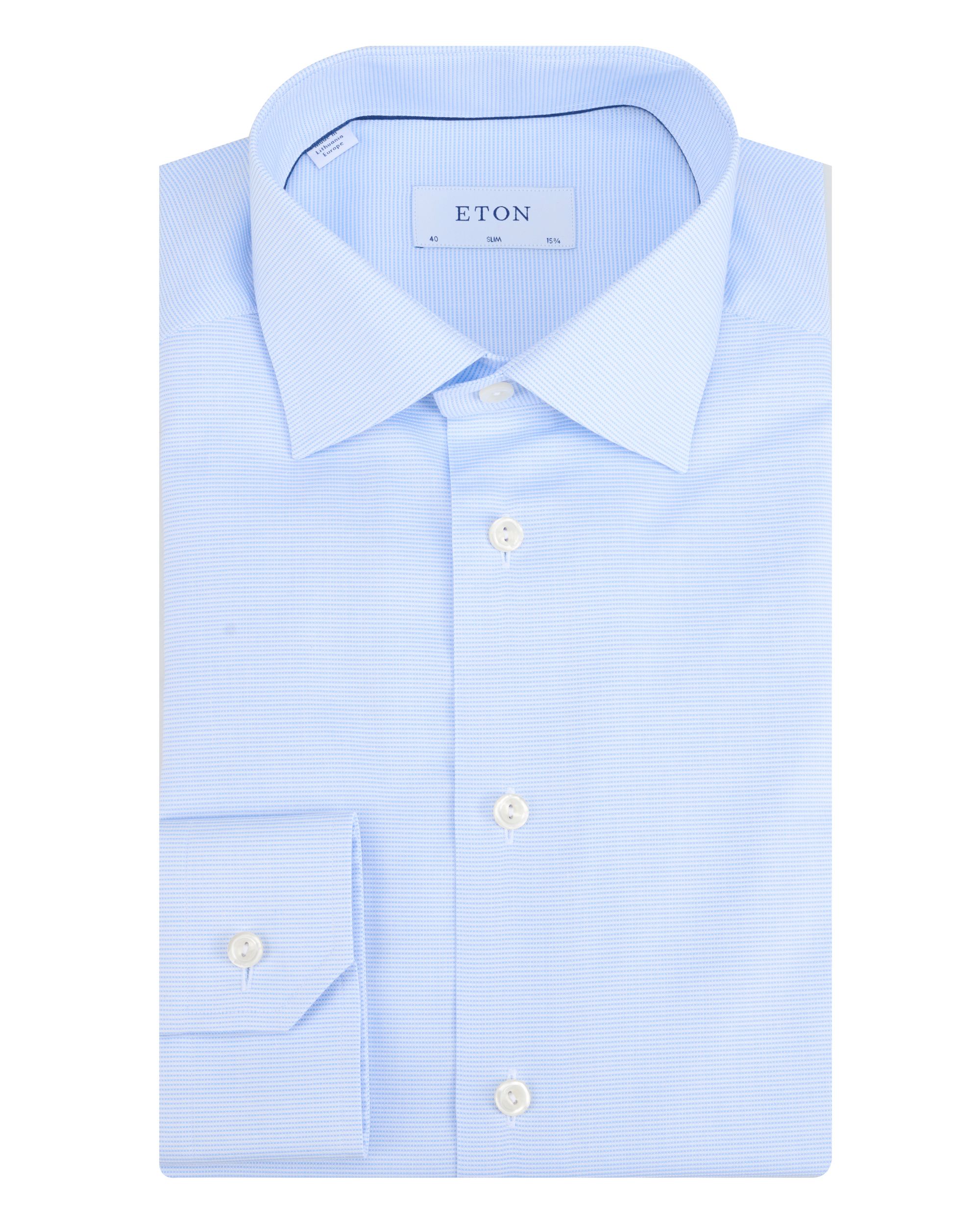 ETON Overhemd LM Blauw 091978-001-41