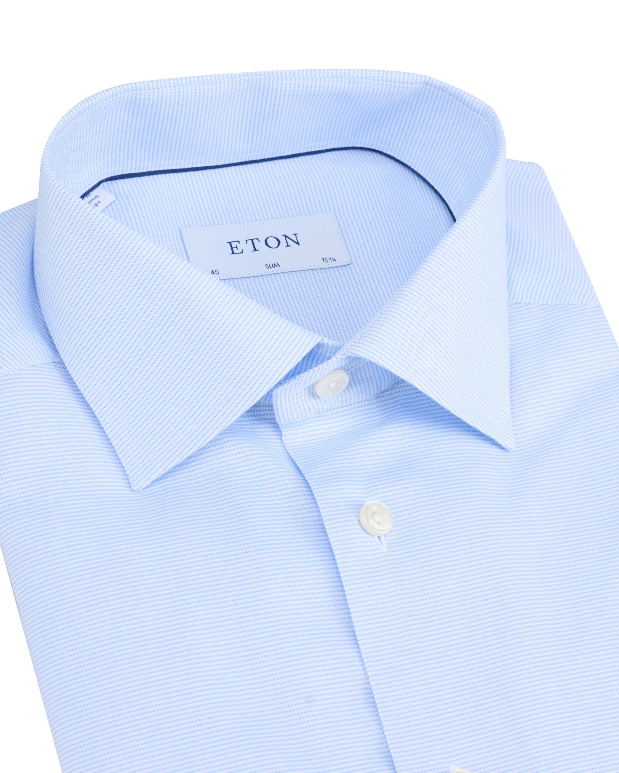 ETON Overhemd LM Blauw 091978-001-41