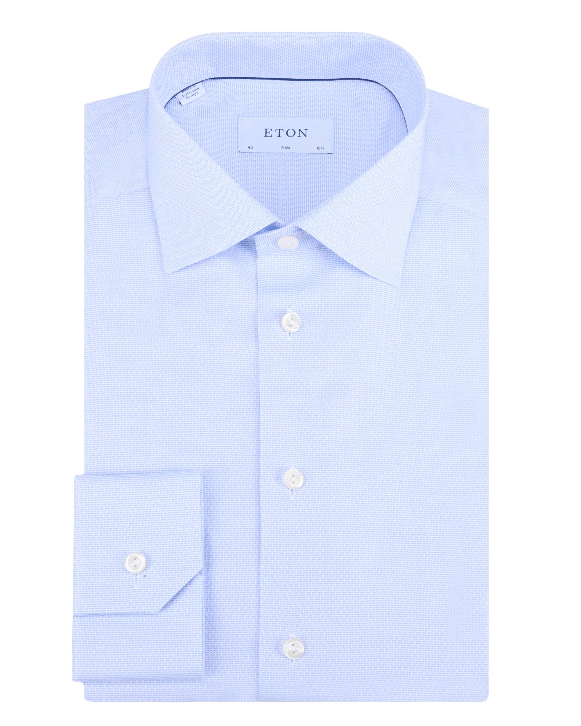ETON Overhemd LM Blauw 091980-001-41