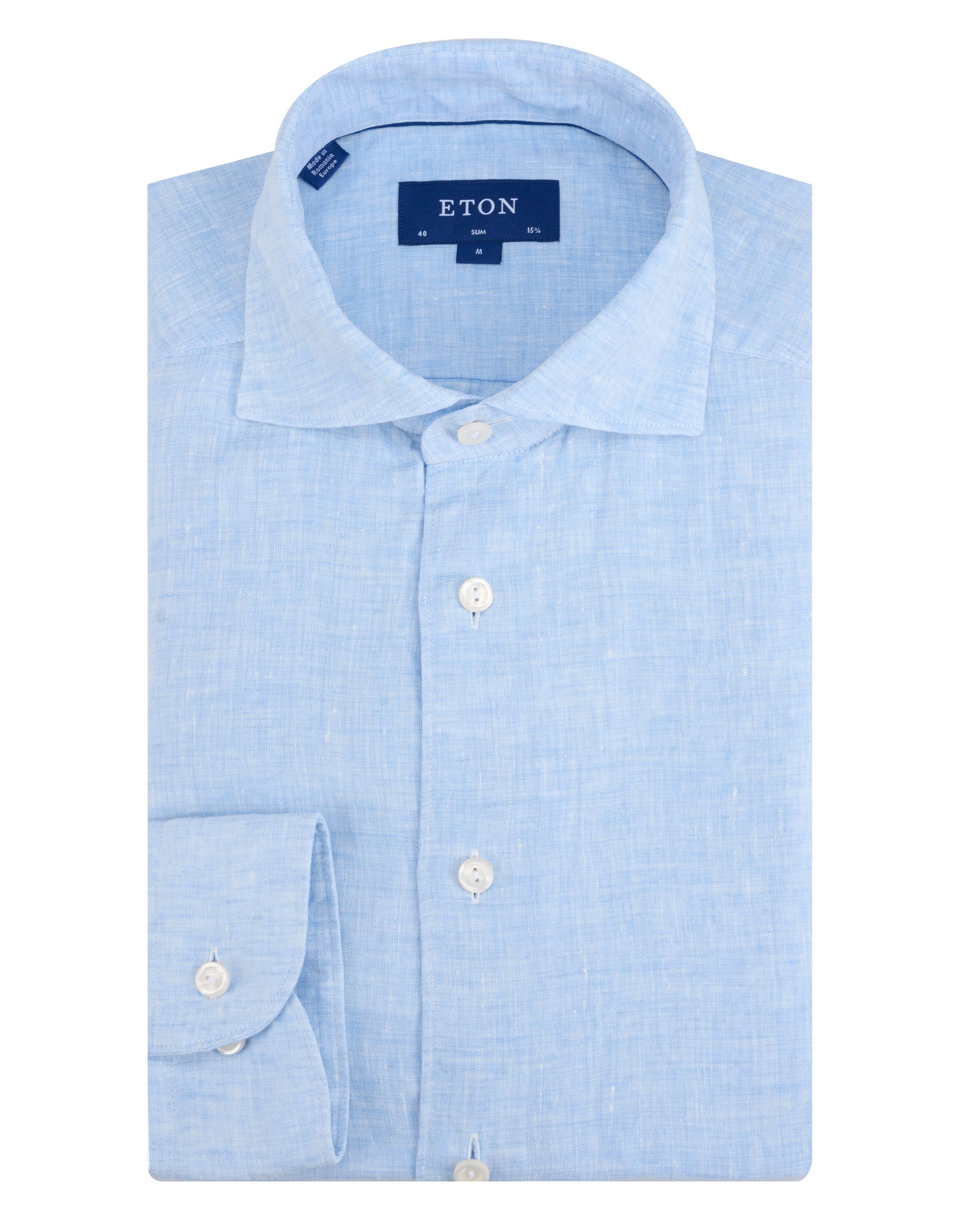 ETON Overhemd LM Blauw 091982-001-39