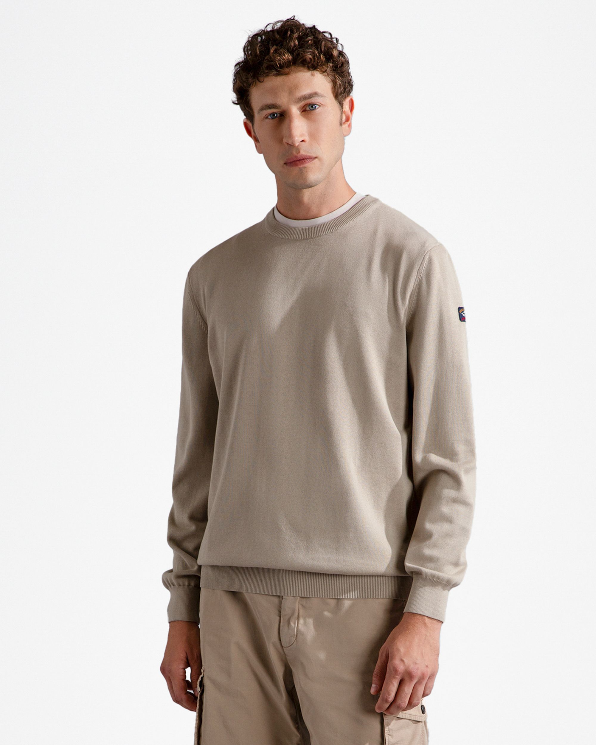 Paul & Shark Trui ronde hals Beige 092025-001-M