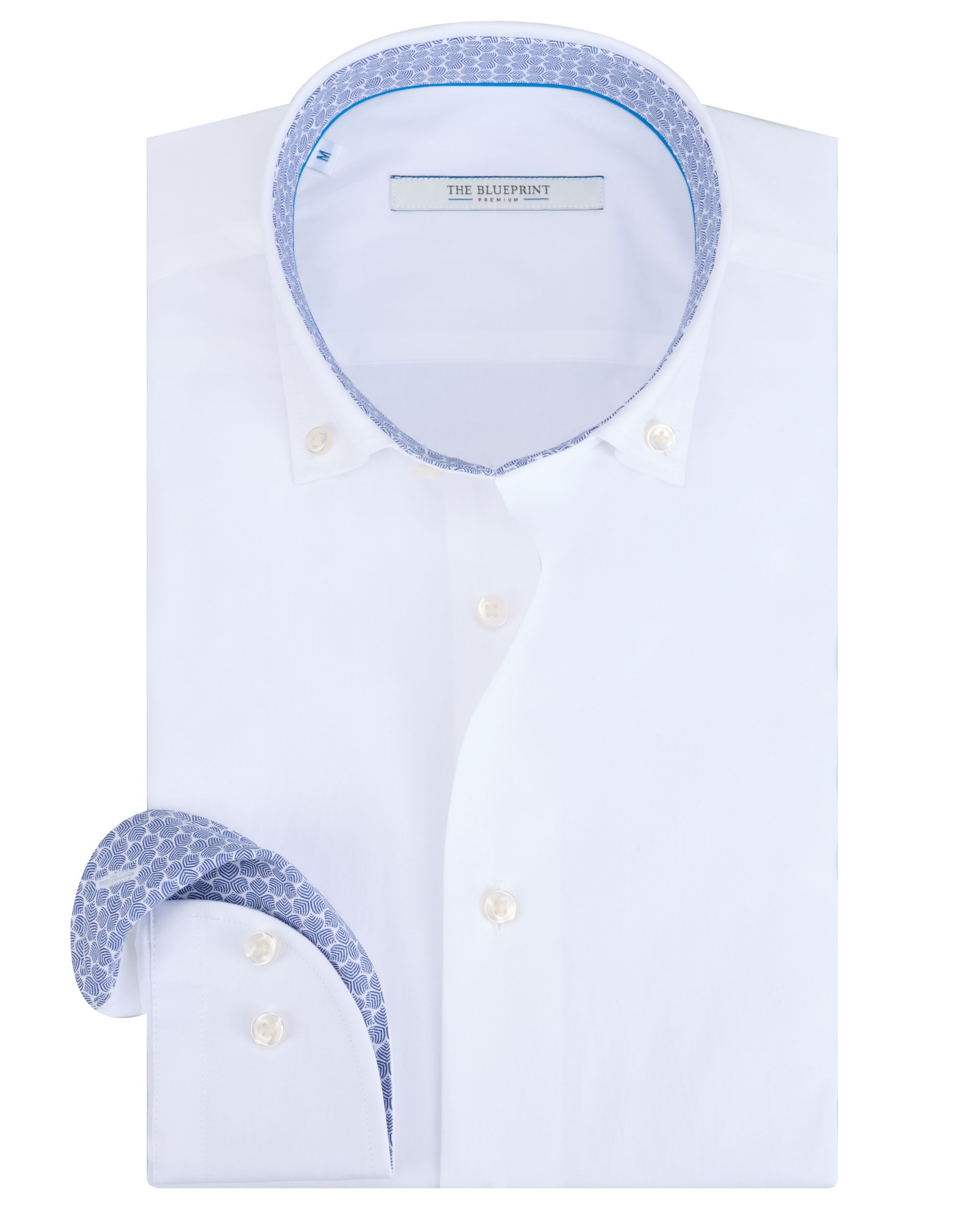 The BLUEPRINT Premium -Trendy Overhemd LM WHITE 092065-001-L