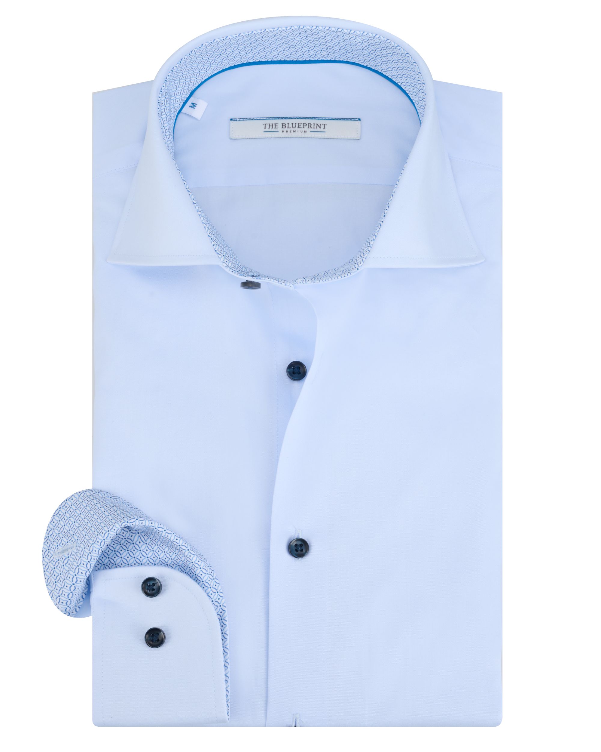 The BLUEPRINT Premium -Trendy Overhemd LM L.BLUE 092066-001-L