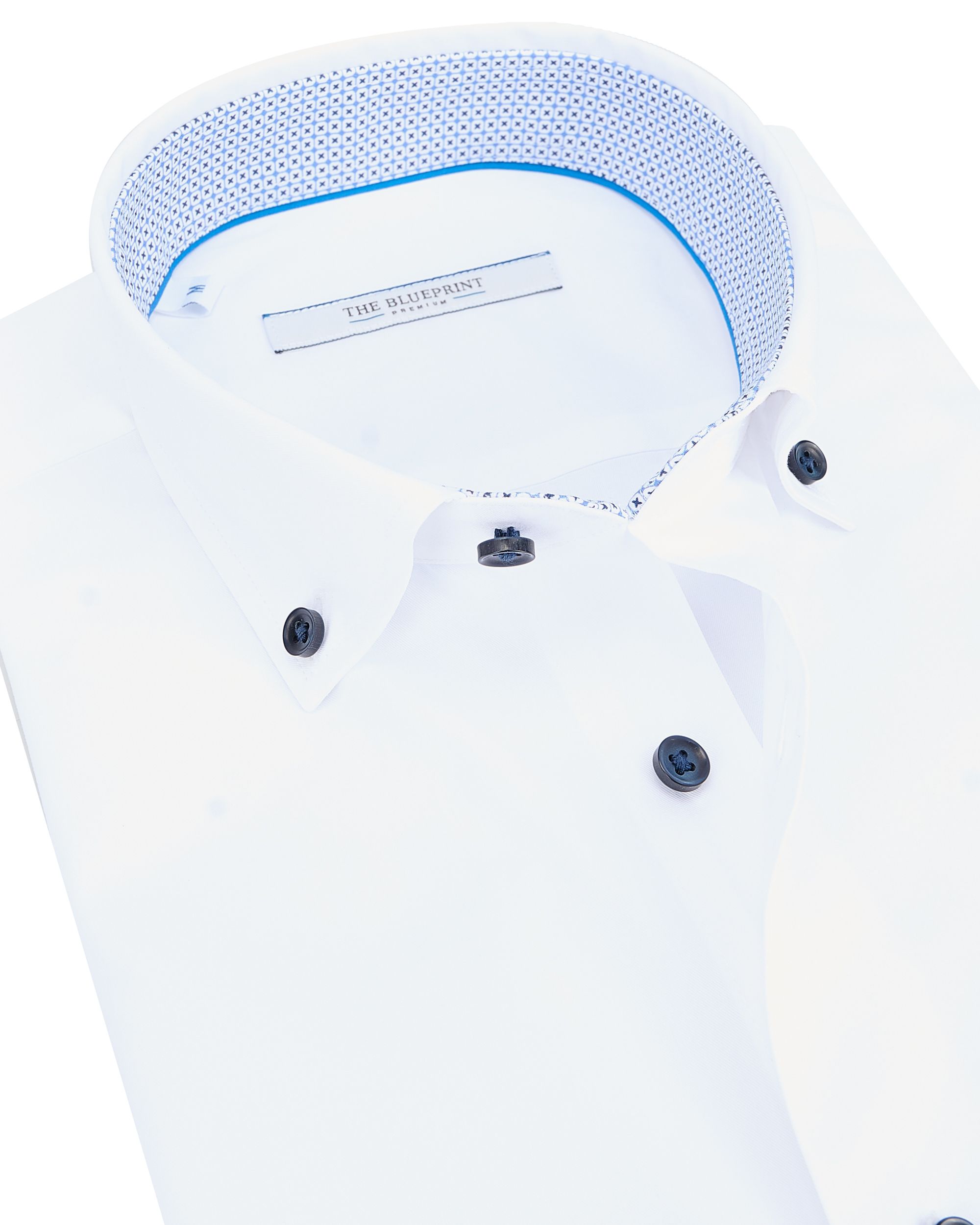 The BLUEPRINT Premium - Trendy Overhemd LM WHITE 092072-001-L