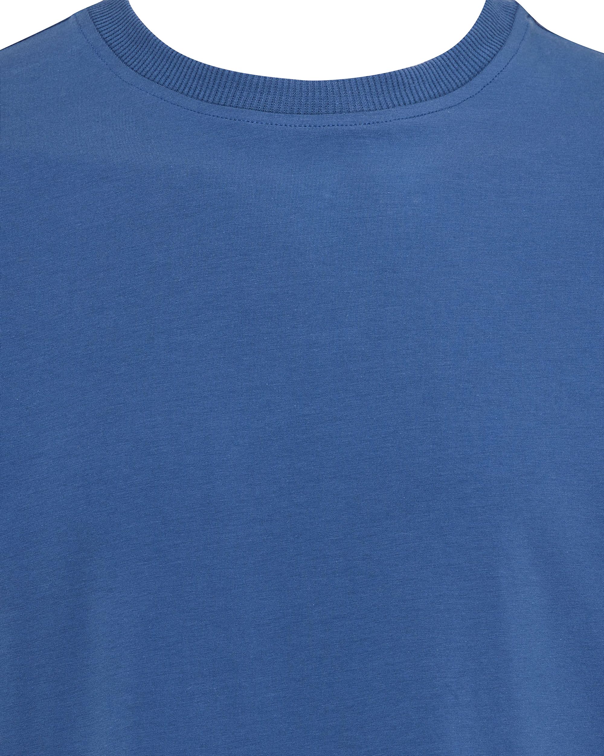 Genti T-shirt KM Blauw 092158-001-L