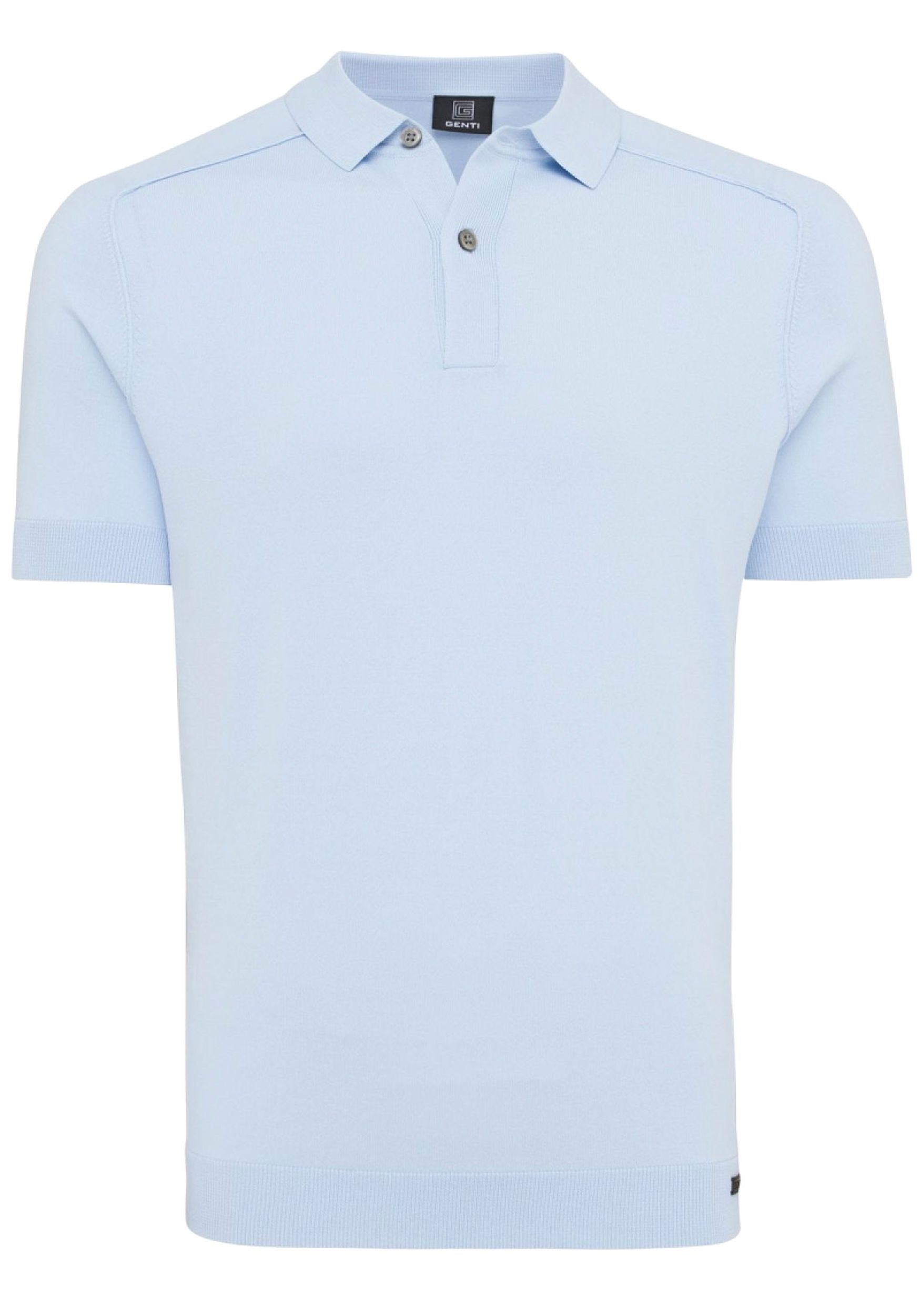 Genti Polo KM Licht blauw 092168-001-L