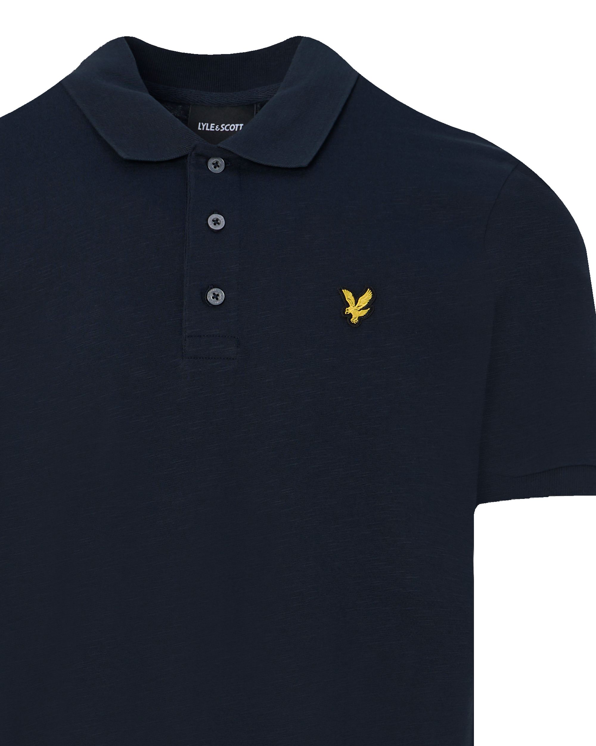 Lyle & Scott Polo KM Donker blauw 092250-002-L