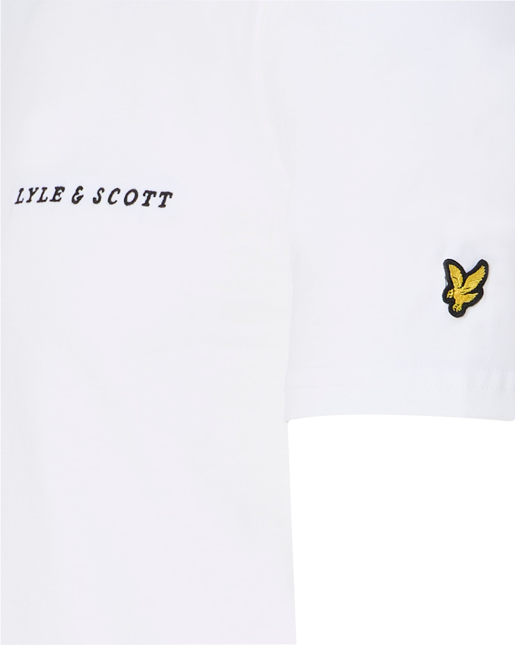 Lyle & Scott T-shirt KM Wit 092267-001-L