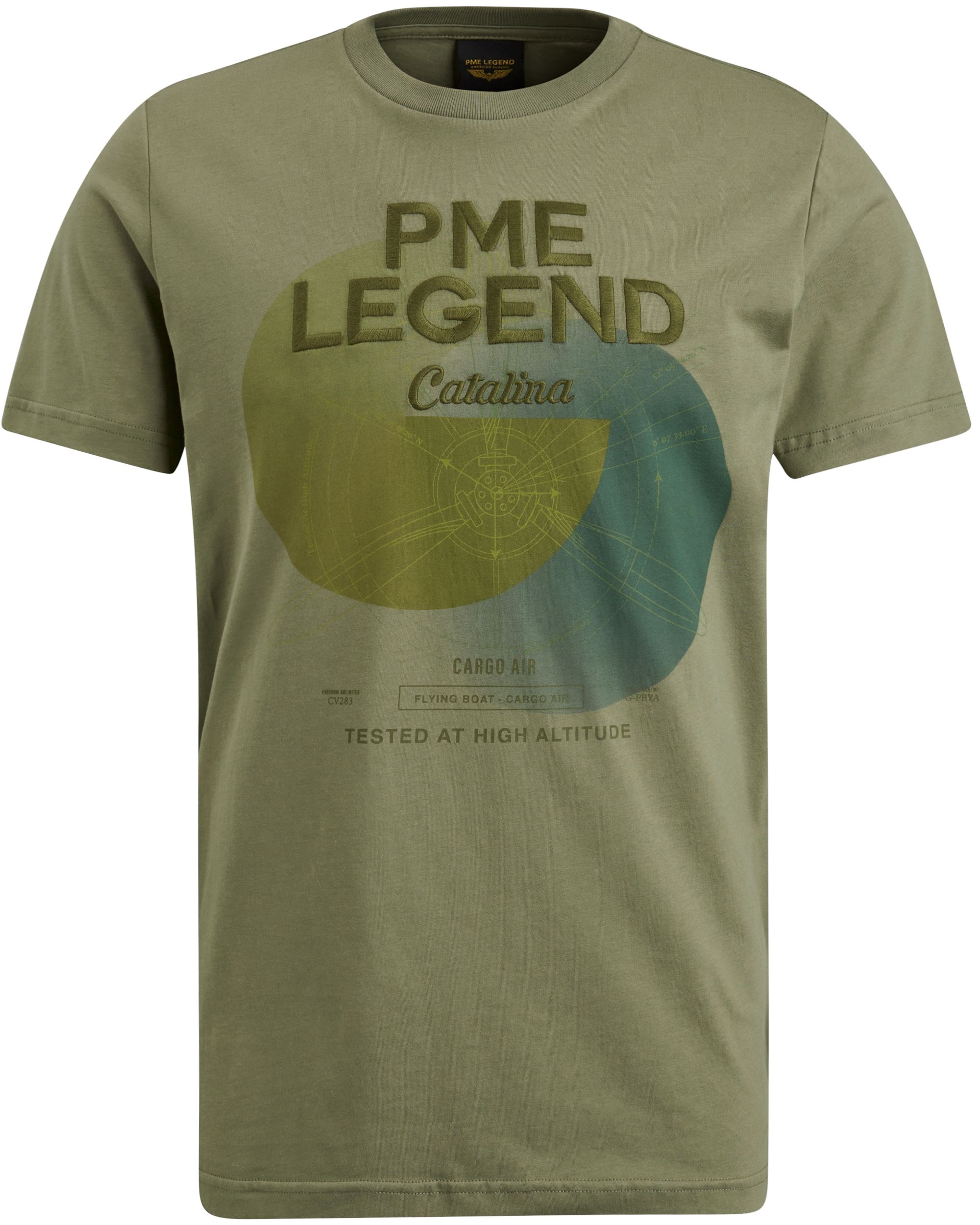 PME Legend T-shirt KM Groen 092354-001-L