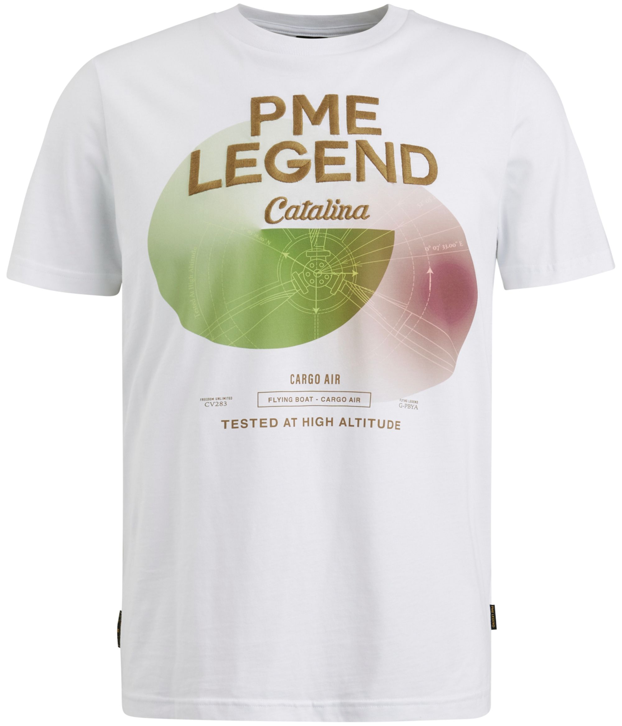 PME Legend T-shirt KM Wit 092355-001-L
