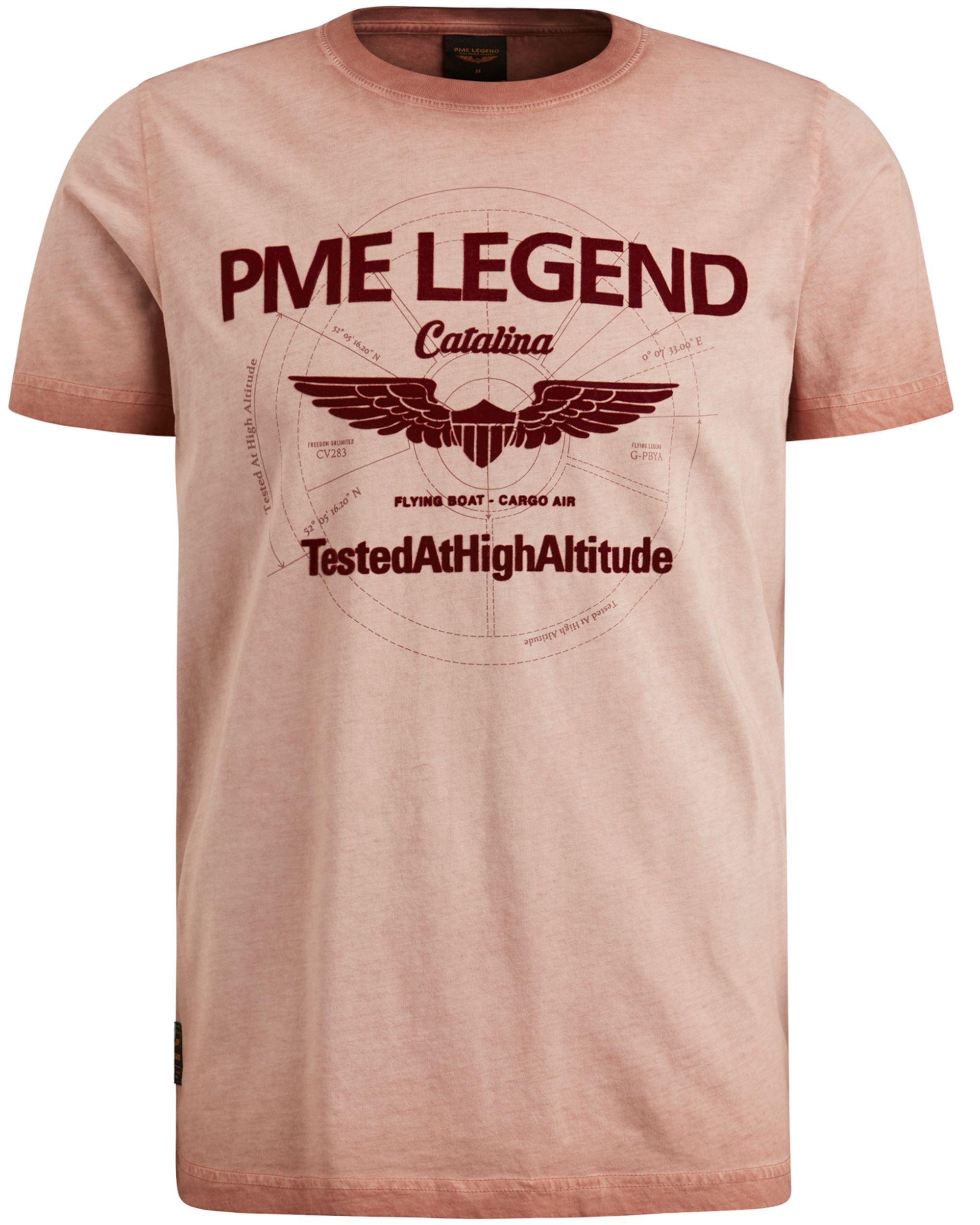 PME Legend T-shirt KM Rood 092357-001-L