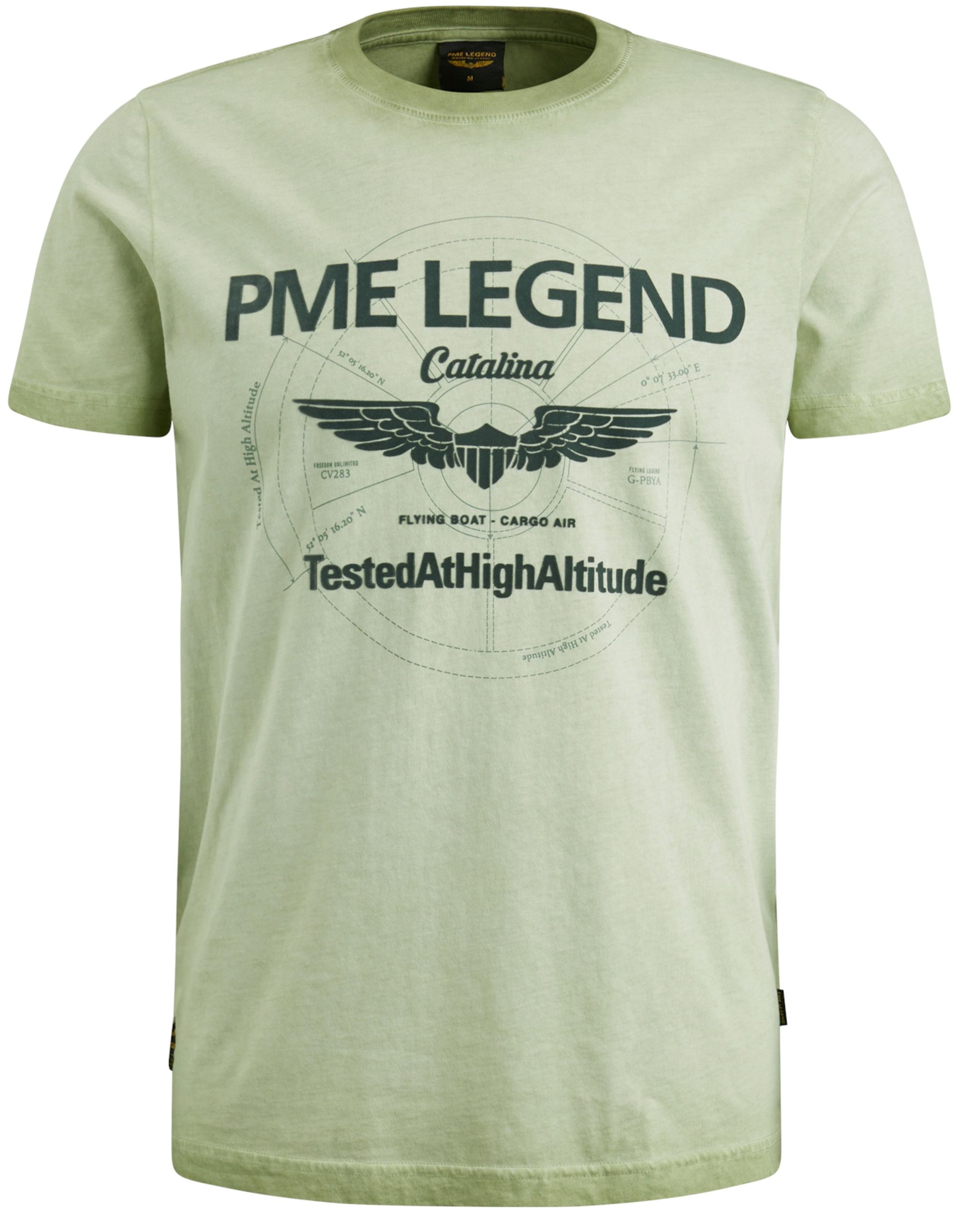 PME Legend T-shirt KM Licht groen 092358-002-L