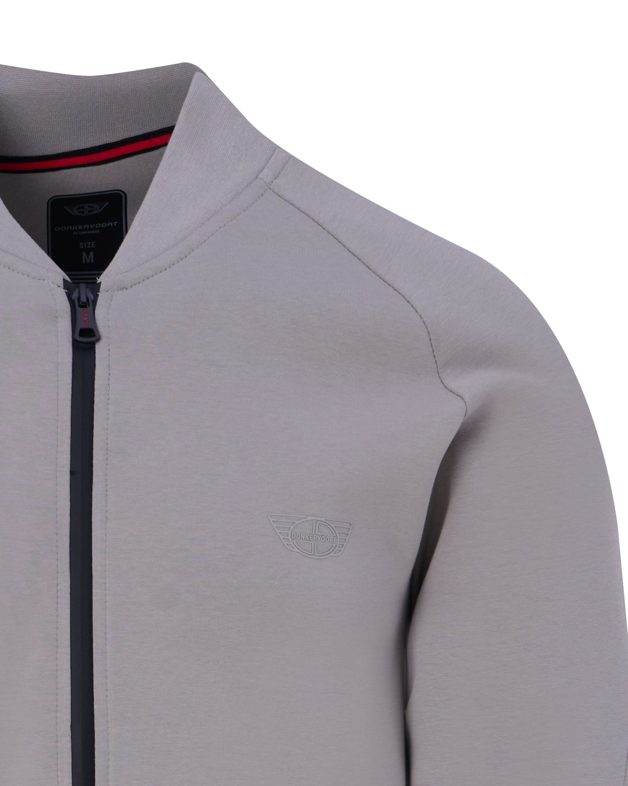 Donkervoort-full zip sweatshirt Flint Gray 092467-002-L